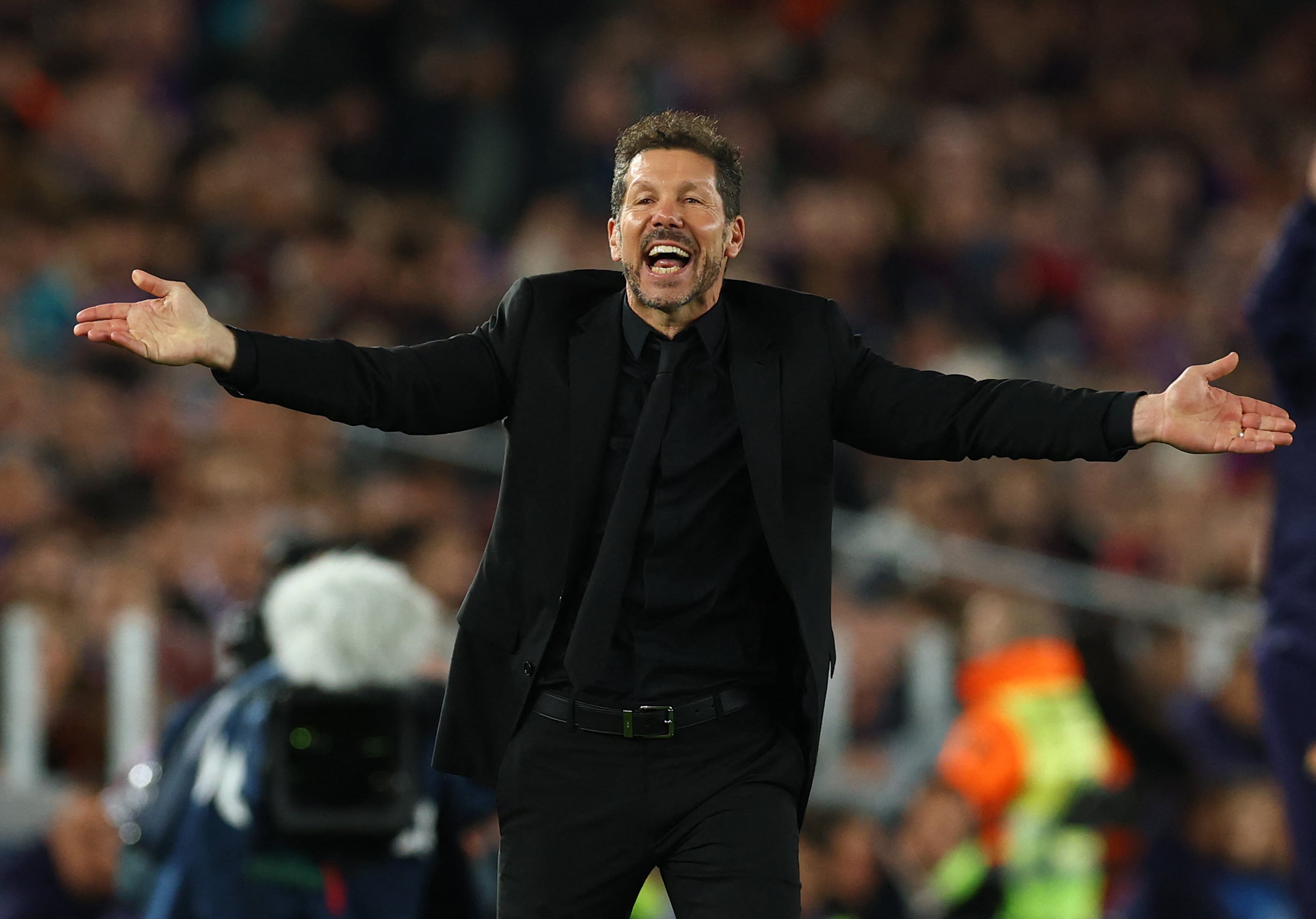 Saúl Ñíguez define a Diego Simeone como “casi un dios” por su fuerte liderazgo en el Atlético de Madrid (REUTERS/Albert Gea)