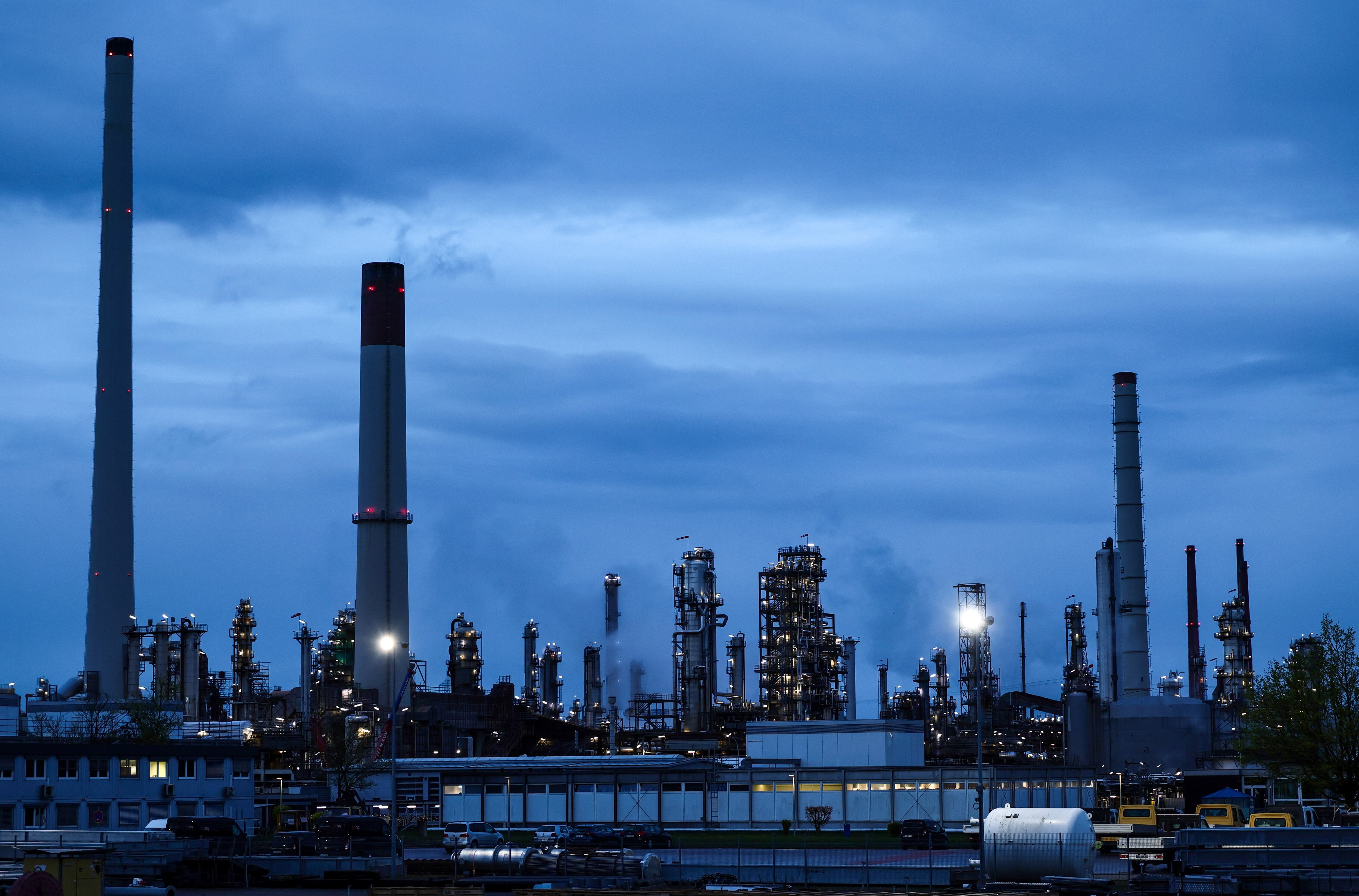 La refinería de petróleo Miro en Karlsruhe, Alemania, el 25 de marzo de 2026 (EFE)