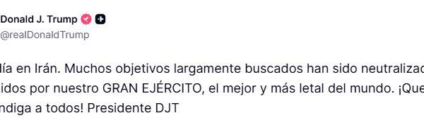 EN VIVO: El ejército de Israel lanzó un nuevo ataque contra la infraestructura del régimen iraní en Teherán