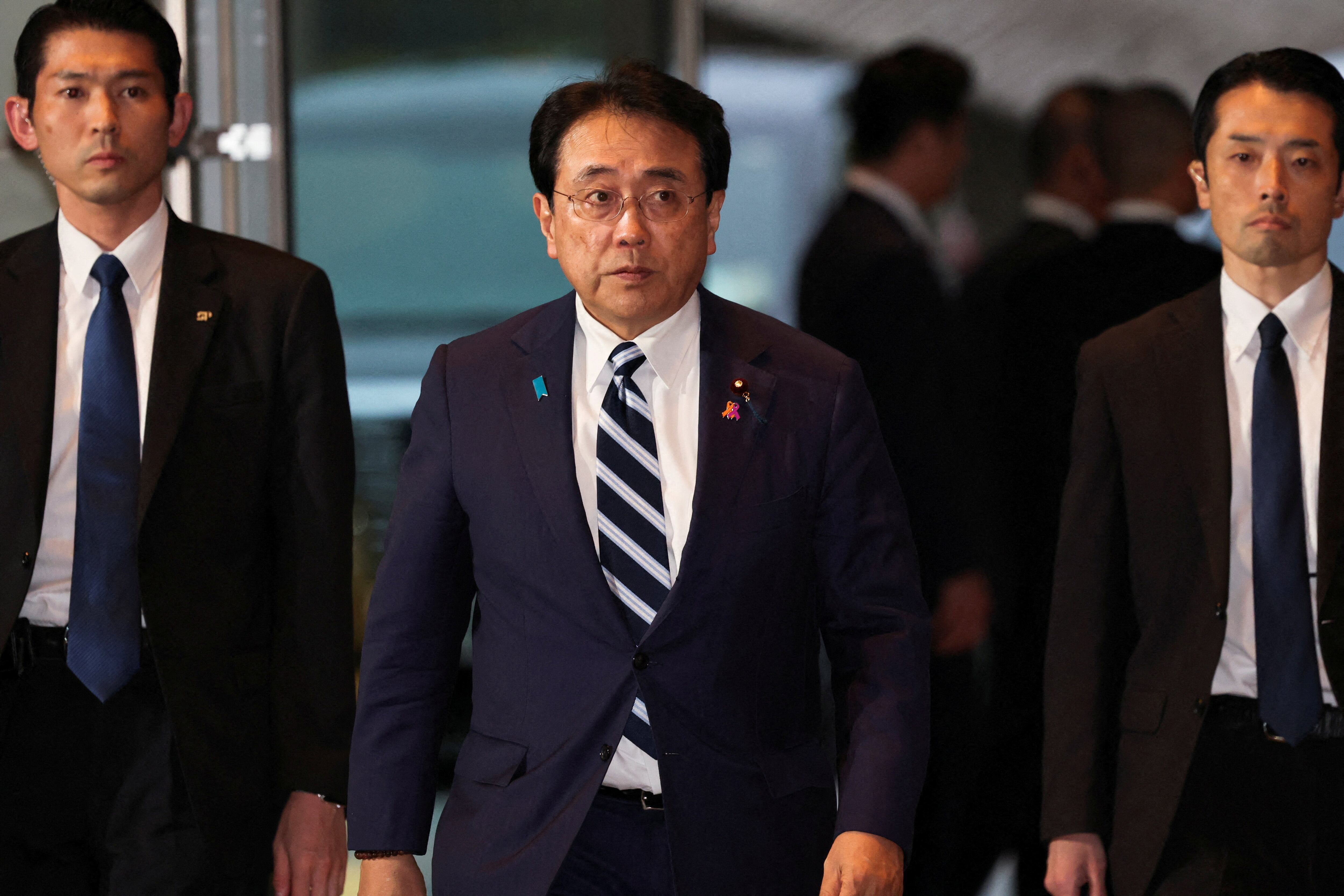 El ministro de Industria de Japón, Ryosei Akazawa (REUTERS/Kim Kyung-Hoon/Archivo)