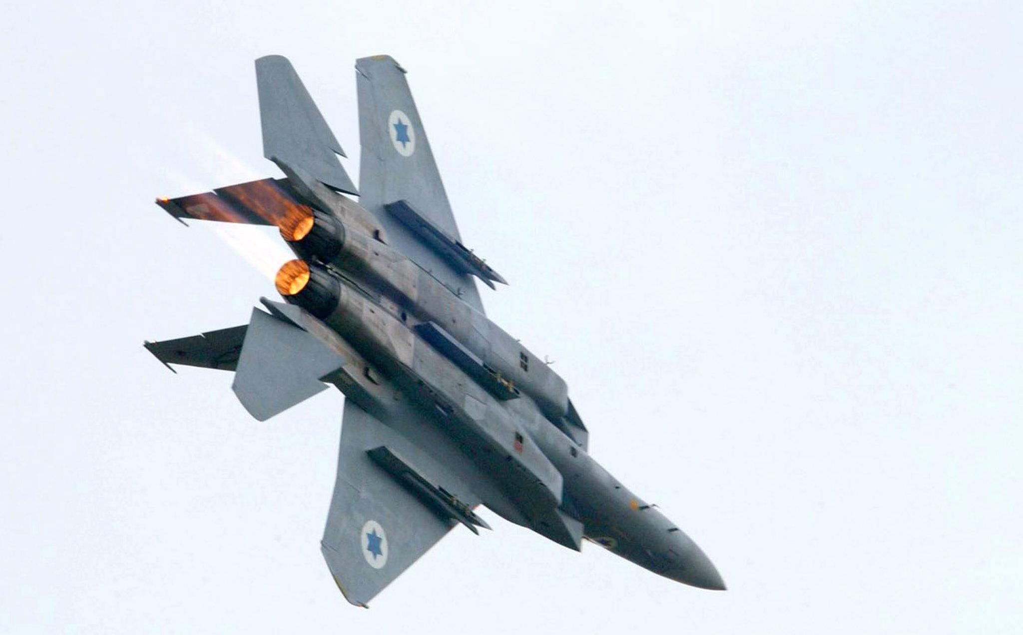 Caza F15 de Israel (Foto archivo/EPA)