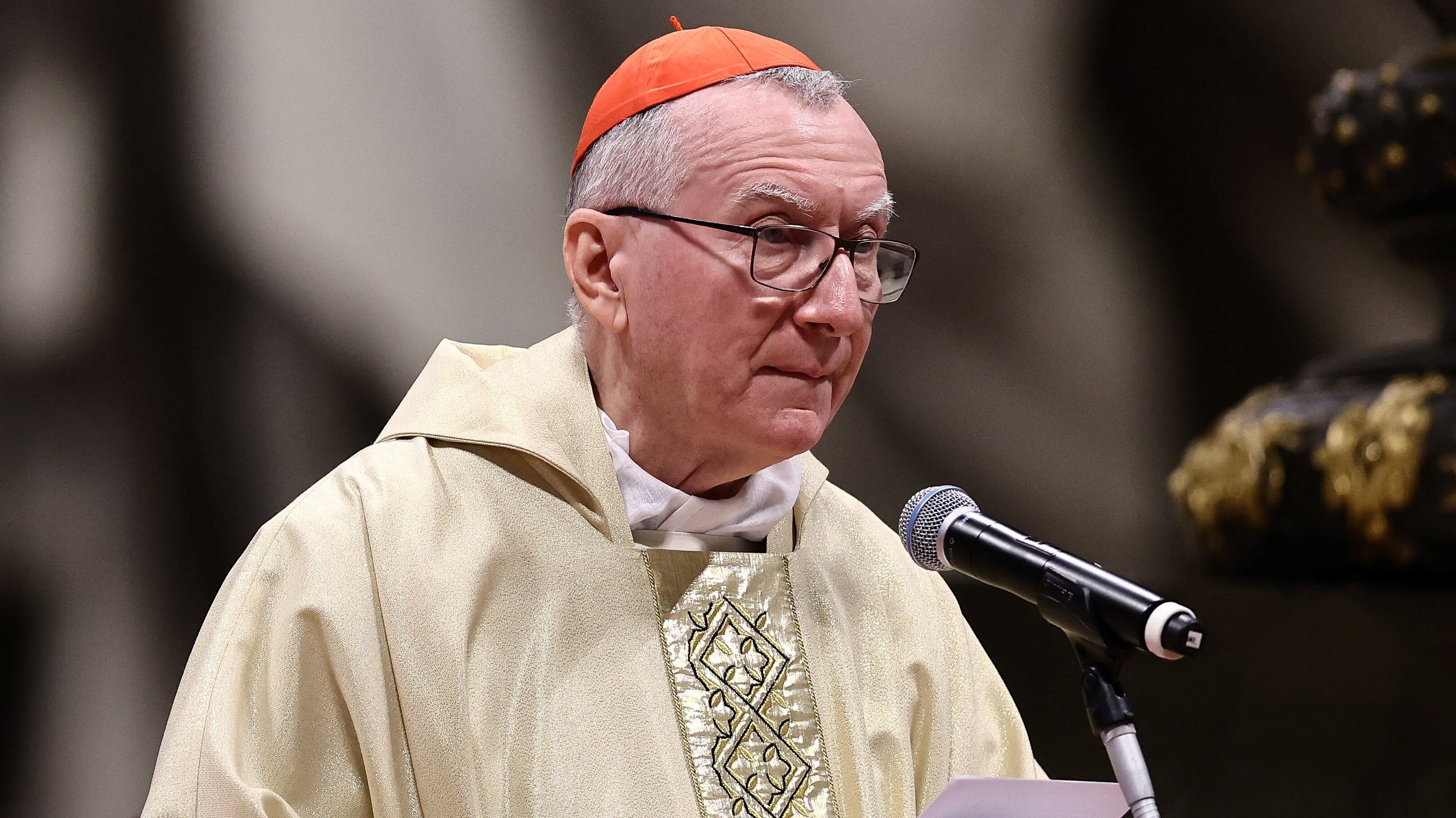 El cardenal Pietro Parolin, secretario de Estado del Vaticano y número dos del papa León XIV. REUTERS/Yara Nardi