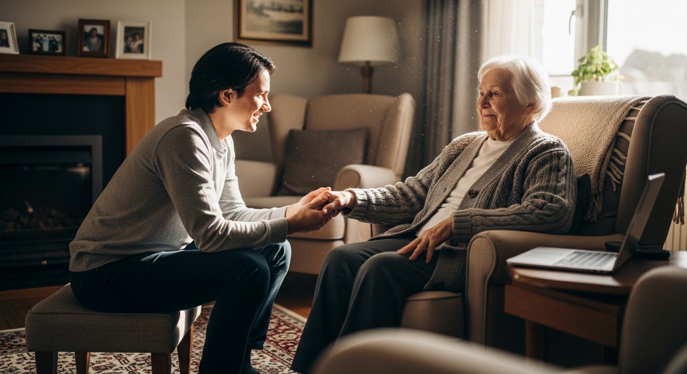 Las familias terminan sosteniendo dos o tres personas que se turnan y un sistema de guardias informales que completan los hijos cuando alguien falta (Imagen Ilustrativa Infobae)