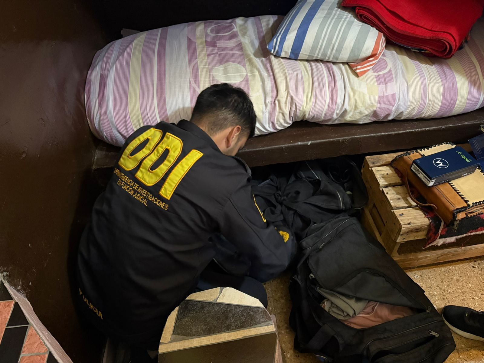 El allanamiento en la celda