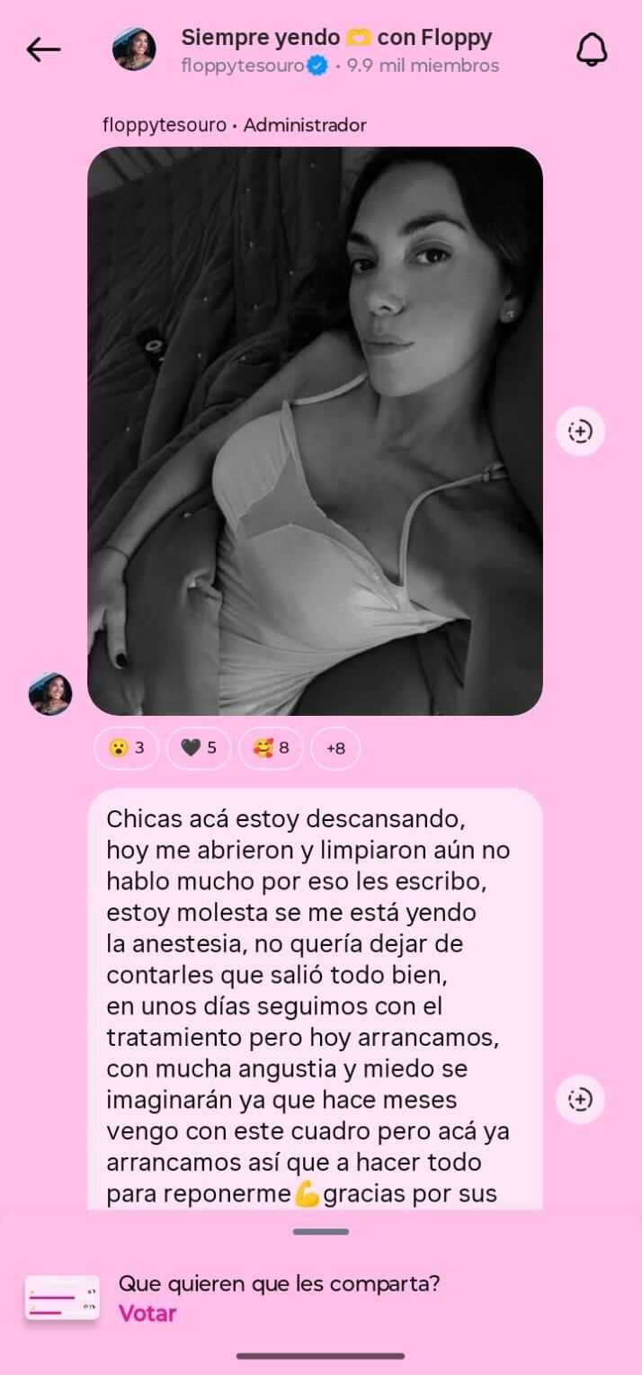 El tratamiento odontológico incluyó apertura y limpieza bajo anestesia, un proceso que Tesouro siguió con temor y expectativa