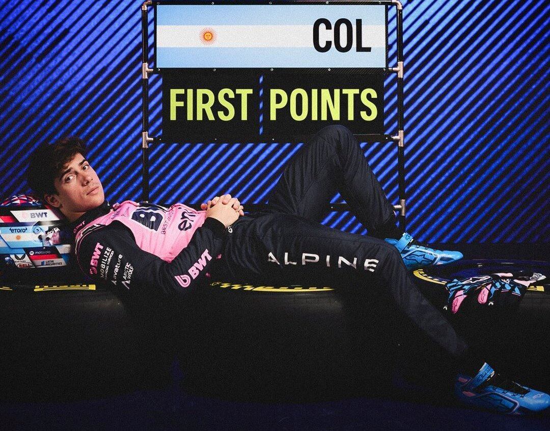 Tras sumar puntos por primera vez en Alpine, Franco Colapinto tendrá actiidad en el Gran Premio de Japón