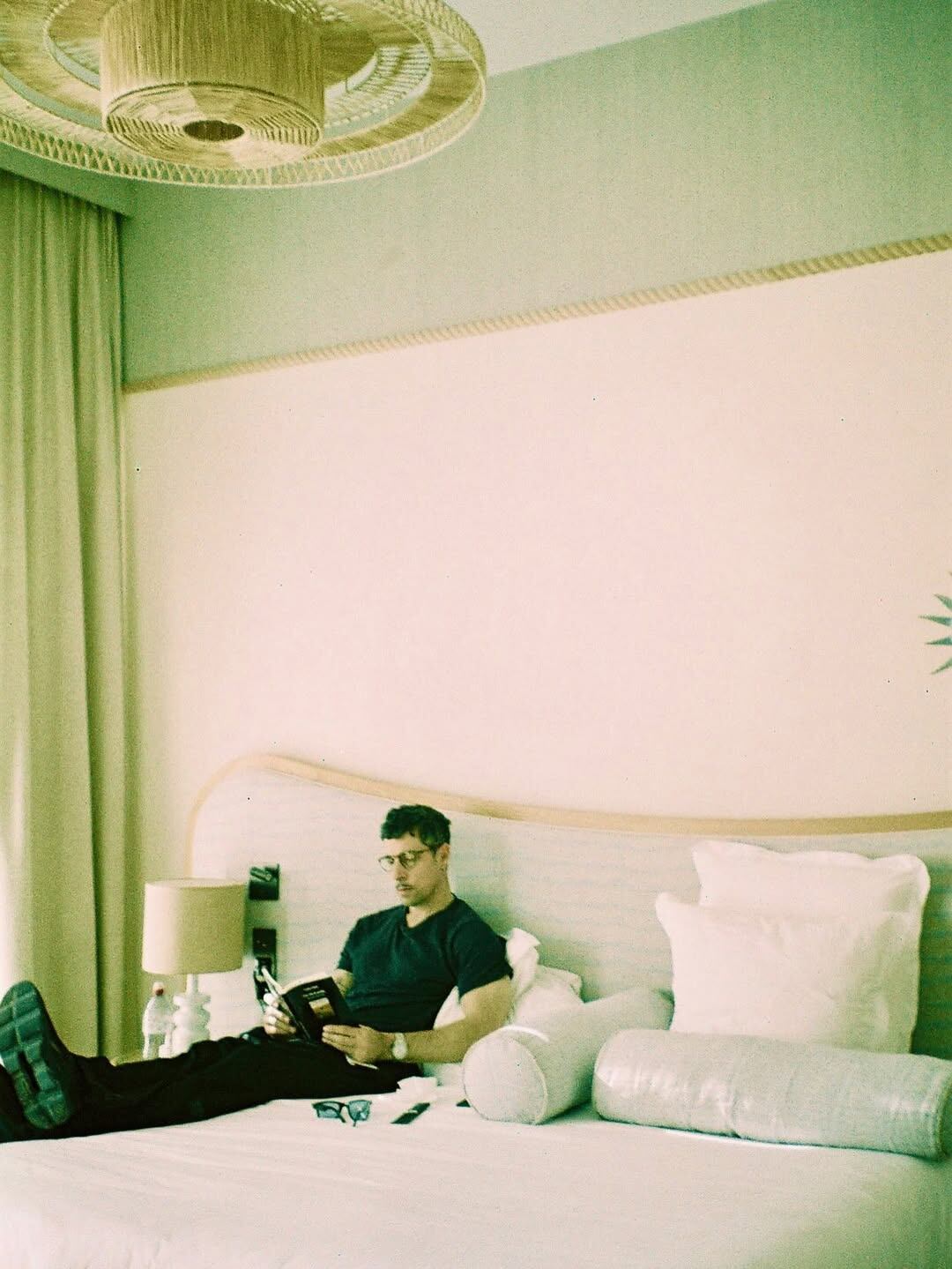 Débora logró captar a Esteban en un momento de relajación plena 