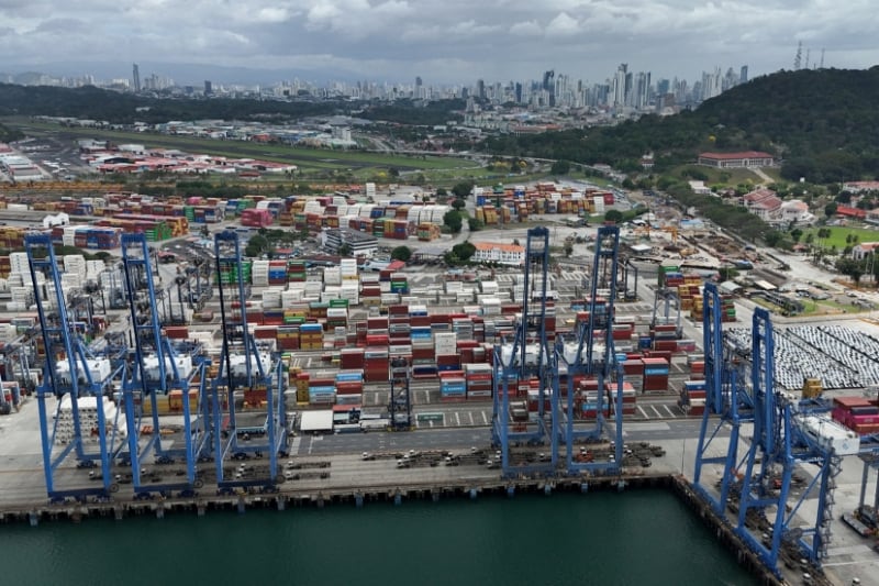 Los puertos de Balboa y Cristóbal atraviesan una etapa de transición tras la anulación de la concesión de Panama Ports Company. REUTERS/Enea Lebrun