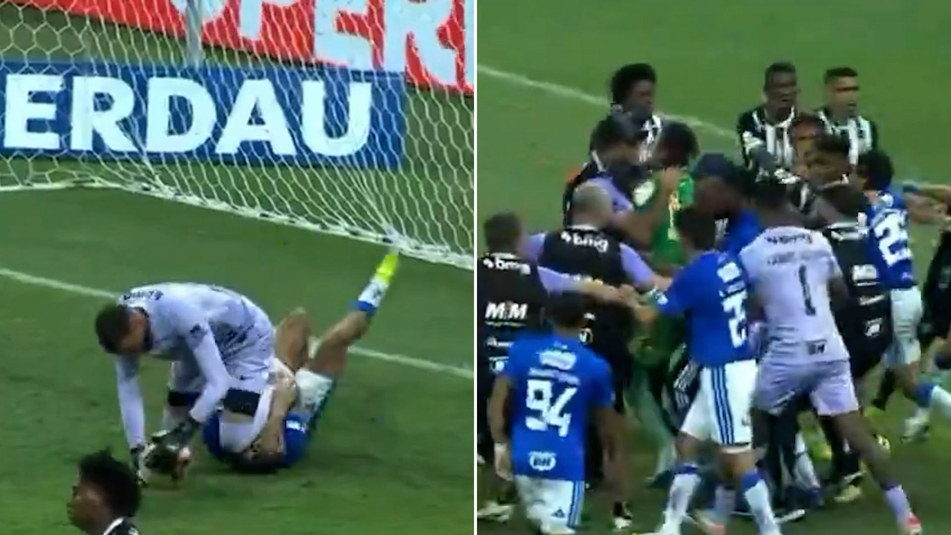 Los incidentes en Cruzeiro-Atlético Mineiro