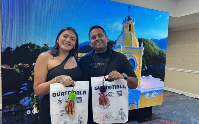 Creadores de contenido salvadoreños conocen las nuevas rutas y servicios turísticos que Guatemala ofrecerá en Semana Santa./ (CATA Centroamérica)