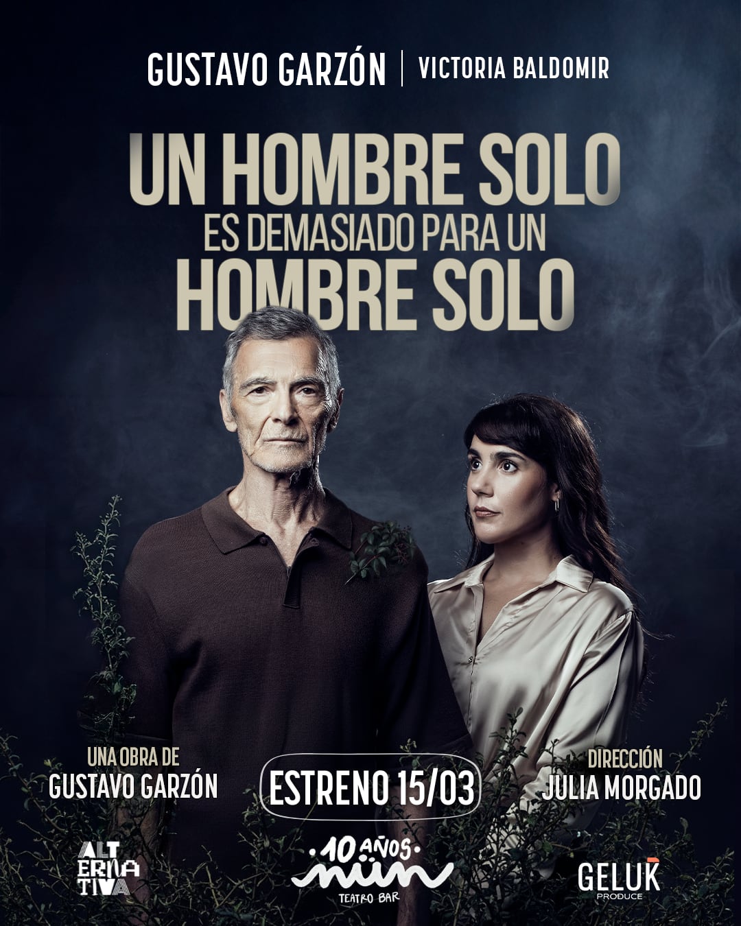 Garzón destaca la importancia de la diferencia generacional al presentar una historia de amor entre un hombre mayor y una mujer joven