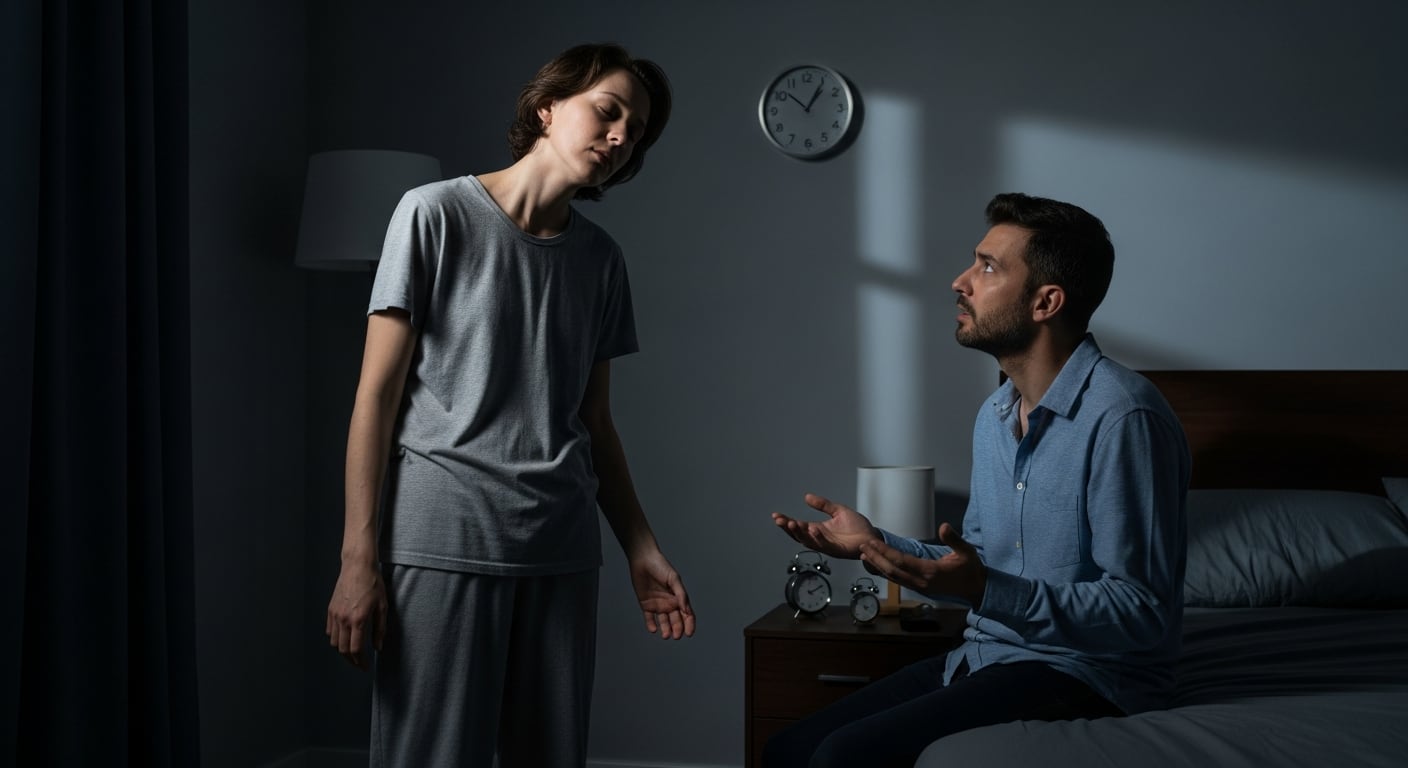 El diagnóstico de la somniloquia y la apnea del sueño utiliza tecnologías de monitoreo domiciliario, facilitando la evaluación de conductas y síntomas asociados sin requerir hospitalización (Imagen Ilustrativa Infobae)