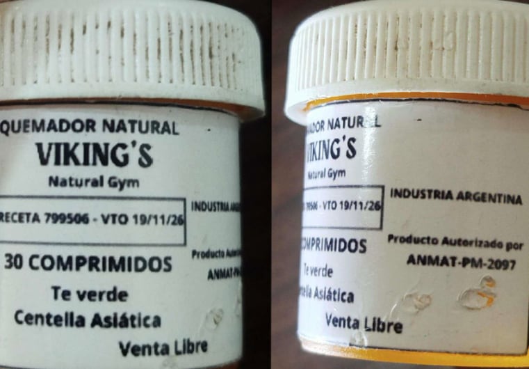 Los comprimidos que vendían