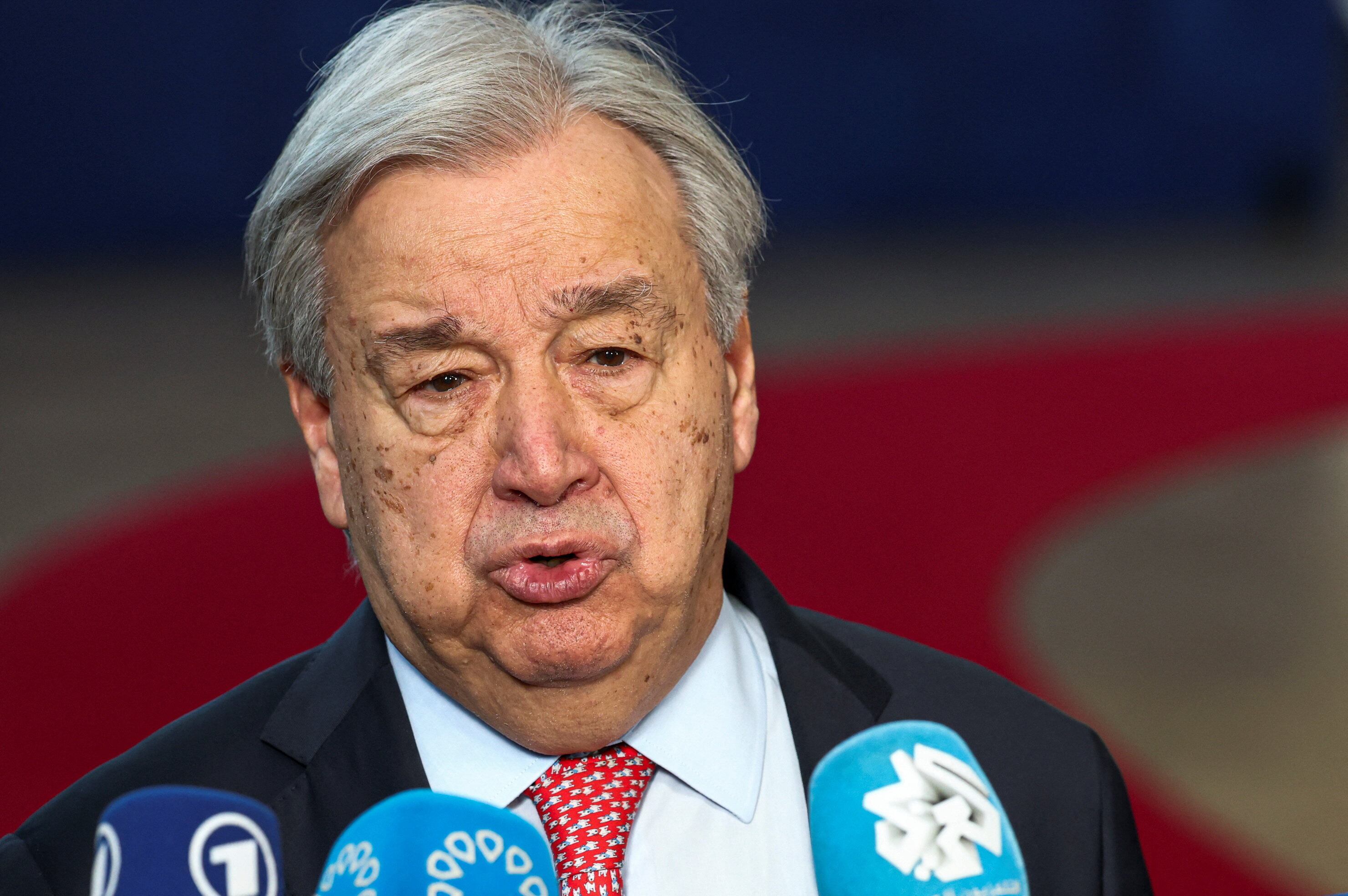 El secretario general de la ONU, António Guterres, pide evitar una escalada mayor en Medio Oriente (REUTERS/Yves Herman)