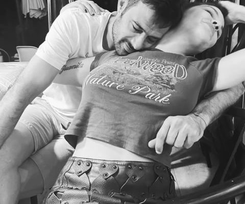 Ivana Figueiras y Darío Cvitanich viajaron a Europa con un divertido ida y vuelta a bordo: “Tremendo vecino me tocó”