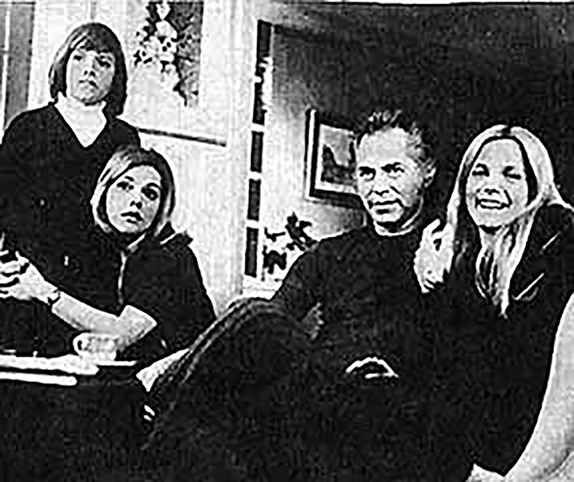 El actor junto a Fernanda Mistral y Cristina del Valle