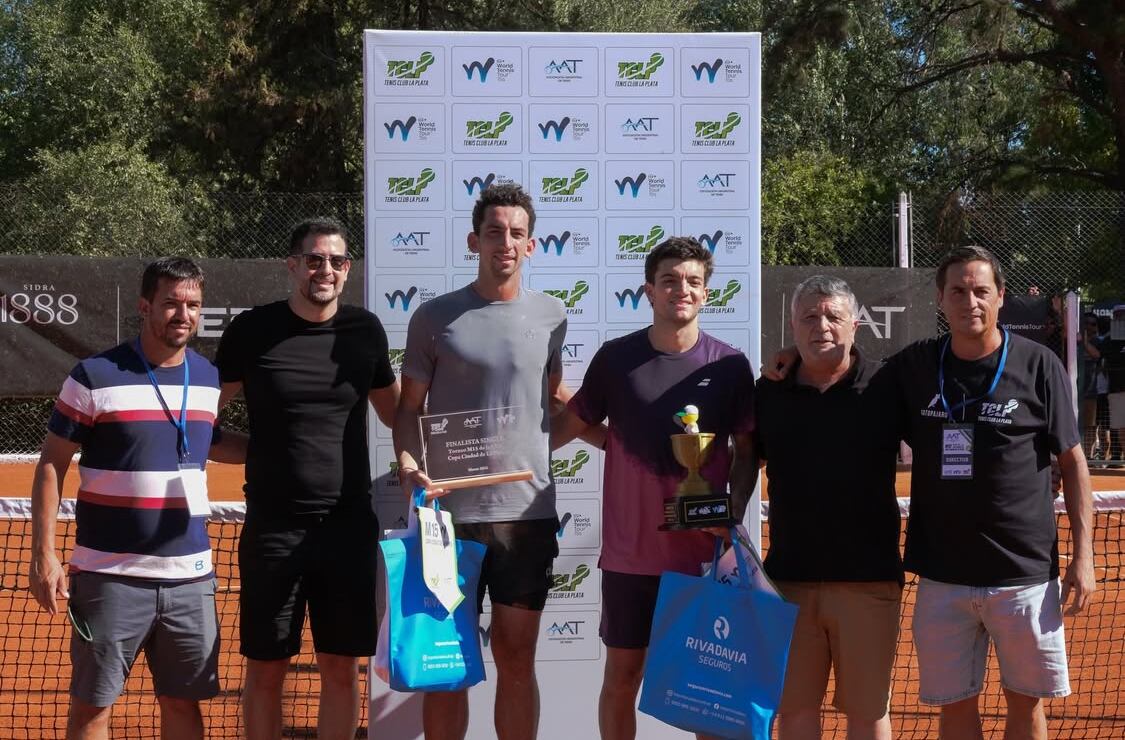 El argentino Juan Estévez se consagró campeón del M15 de La Plata (Crédito: Tenis Club La Plata)
