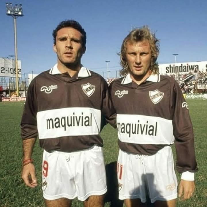 Con Marcelo Espina, otro gran referente del Calamar