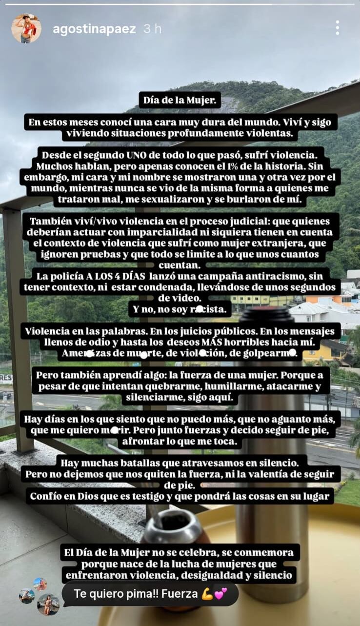 La abogada argentina presa en Brasil ofreció disculpas: “Me equivoqué y estoy asumiendo mi responsabilidad”