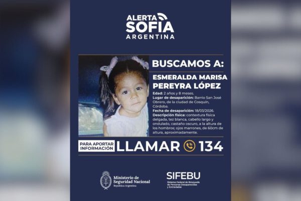 La búsqueda de Esmeralda: la familia apuntó a un circo que dejó el lugar tras la desaparición