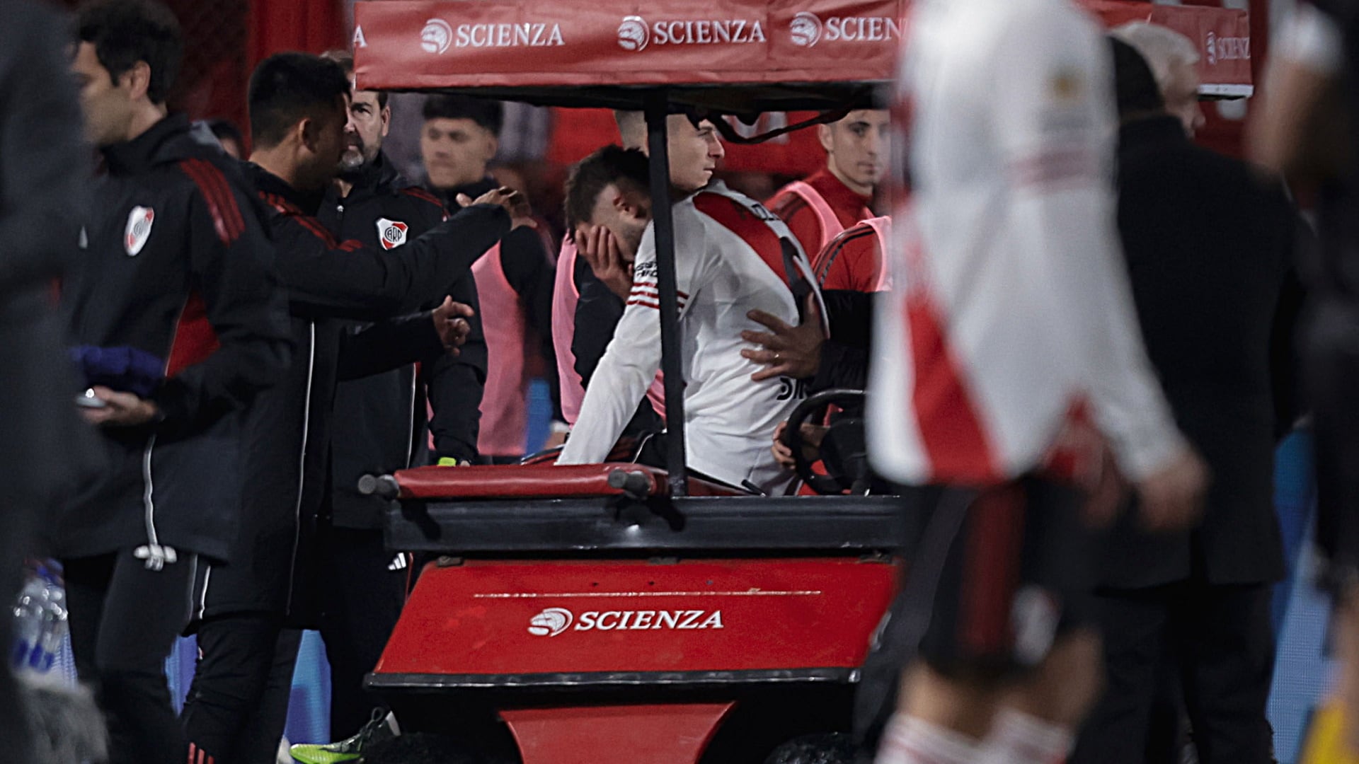 Germán Pezzella sufrió una rotura de ligamentos el año pasado (Fotobaires)