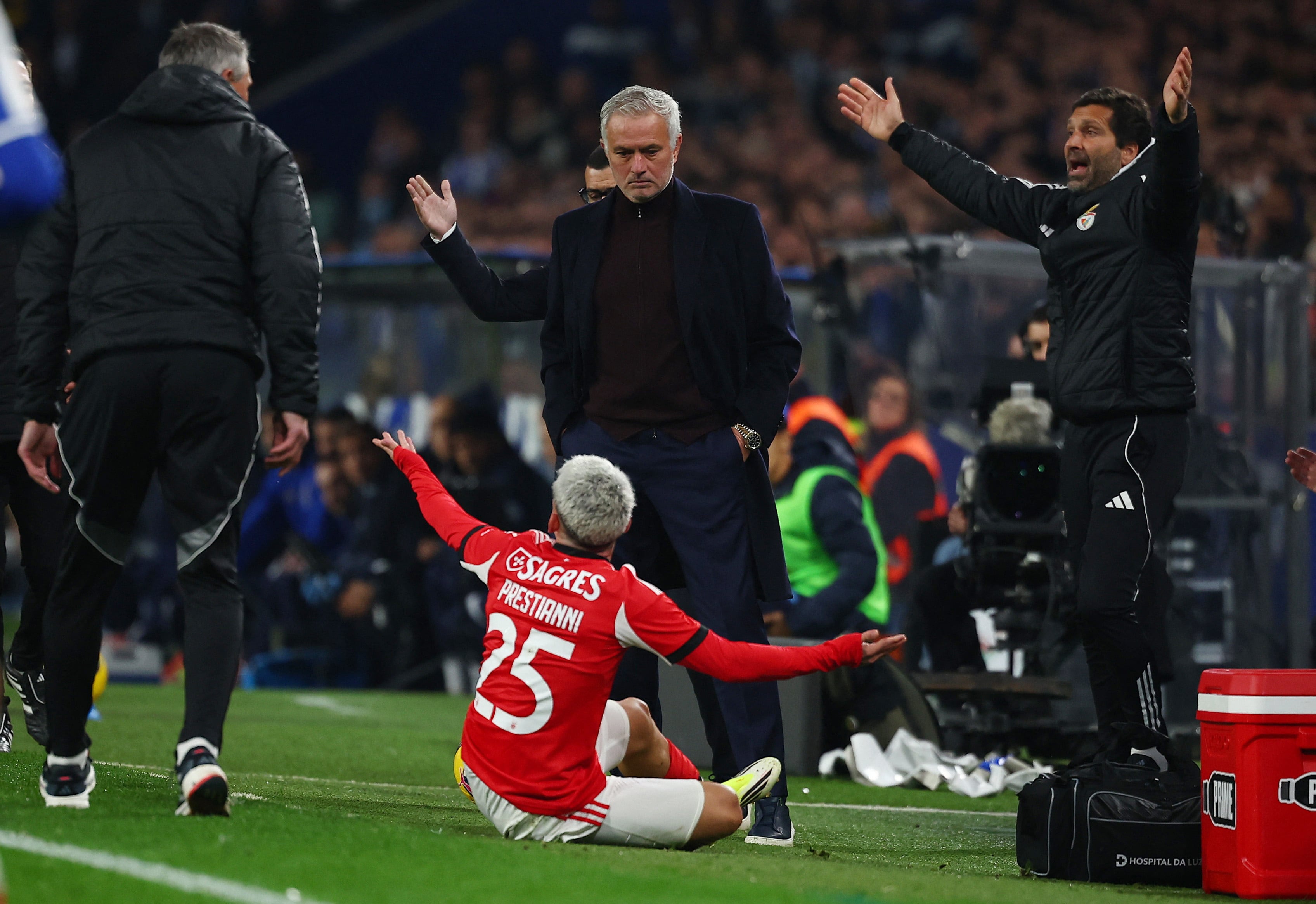 Mourinho habló de Gianluca Prestianni (Reuters)