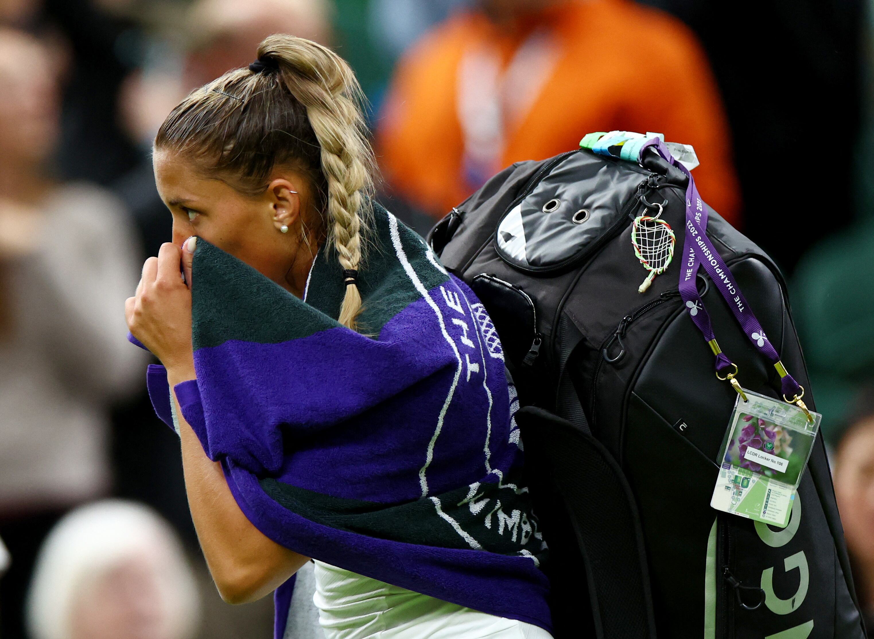 Panna Udvardy fue victima de amenzas (REUTERS/Toby Melville)