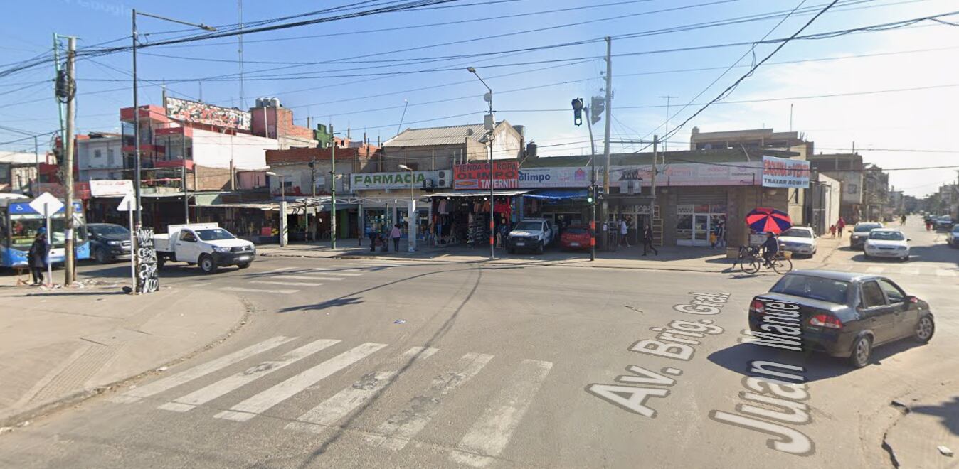 La zona donde se encontraba la peluquería