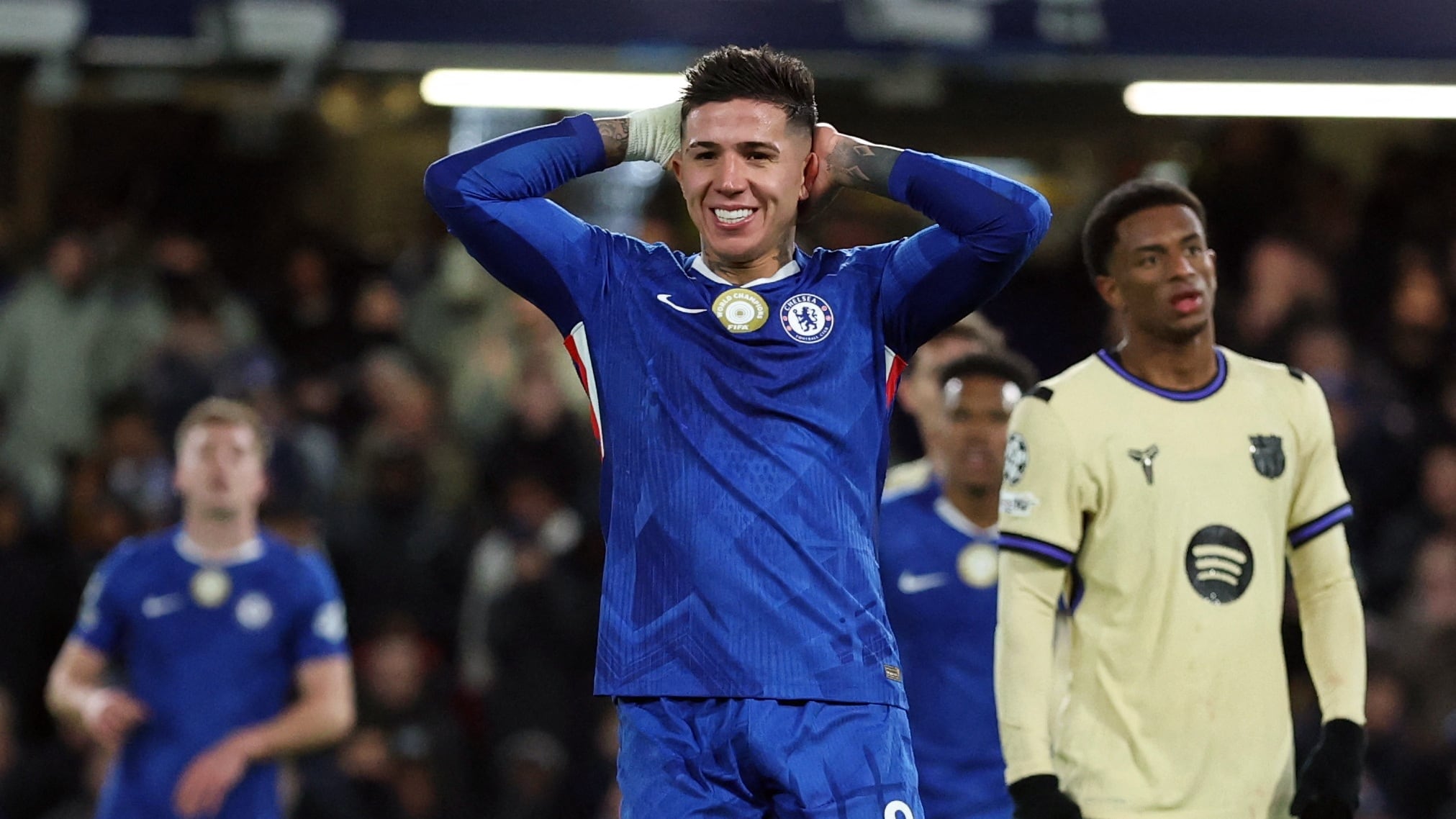 Duro golpe para el Chelsea de Enzo Fernández. Recibieron runa multa millonaria y una prohibición de fichajes (REUTERS/Hannah Mckay)