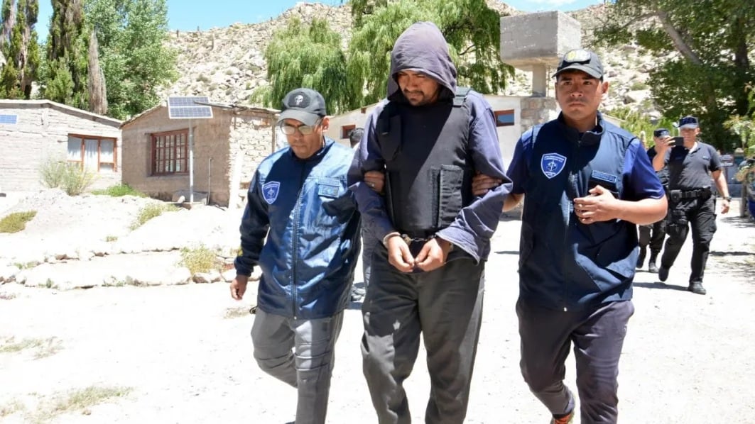 El momento en el que Serapio fue detenido, tras una intensa búsqueda