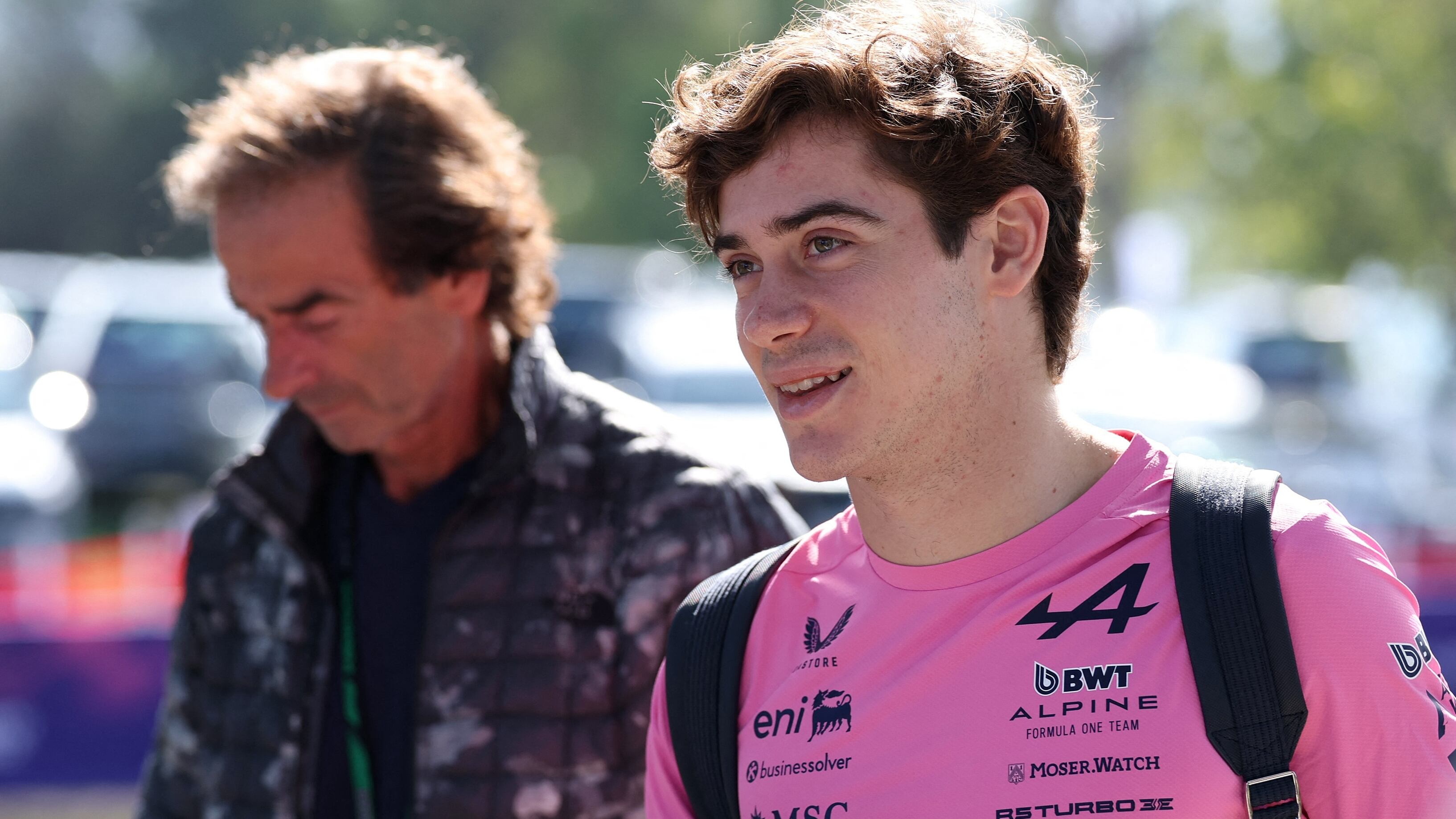 Franco Colapinto recordó su primera multa y sorprendió con la anécdota (REUTERS/Hollie Adams)