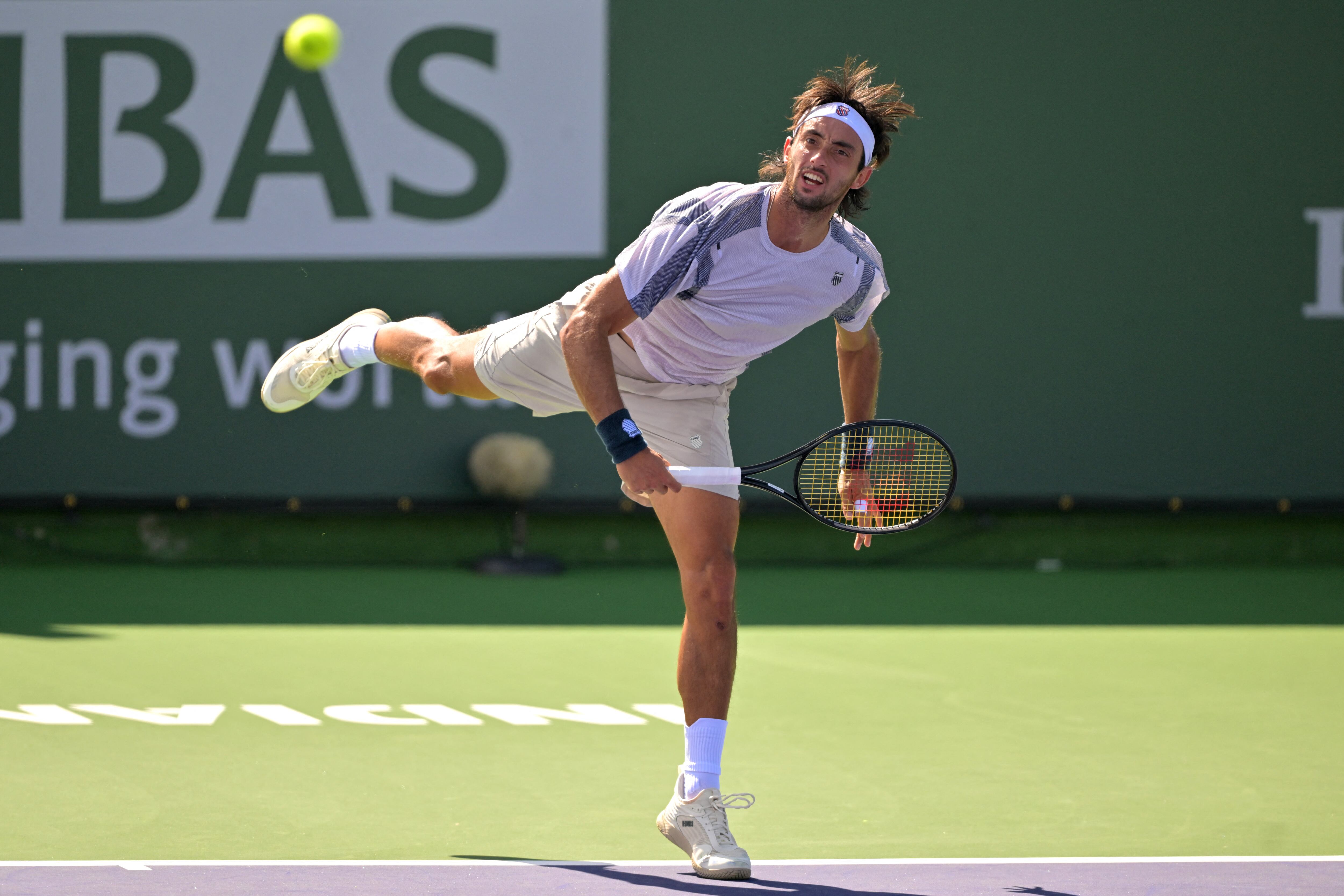 El argentino avanzó de ronda y se enfrentará a Francisco Cerúndolo (Jayne Kamin-Oncea-Imagn Images)