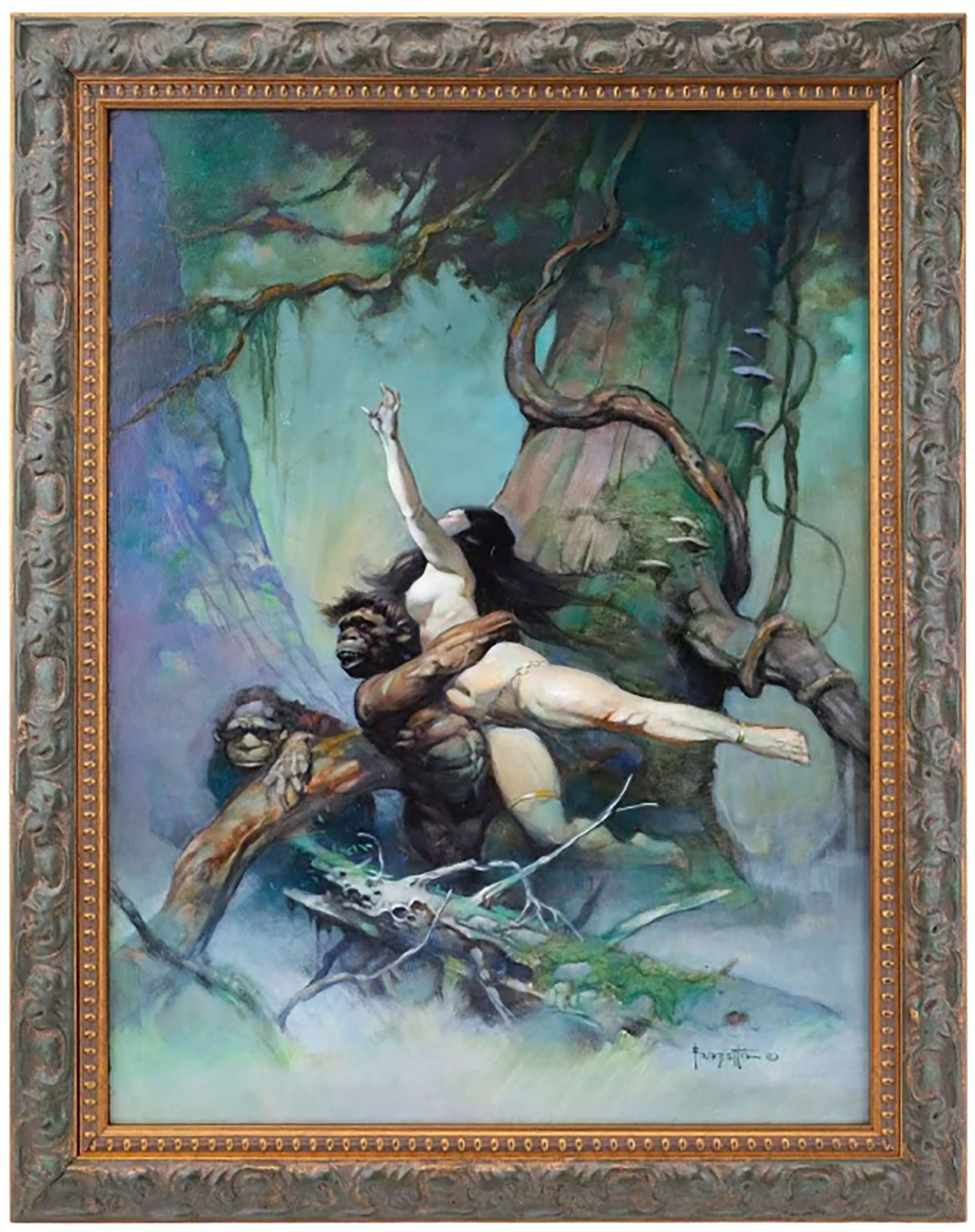 Frank Frazetta regresa al primer plano del mercado del arte con la subasta de una de sus obras más codiciadas: Princesa cautiva
