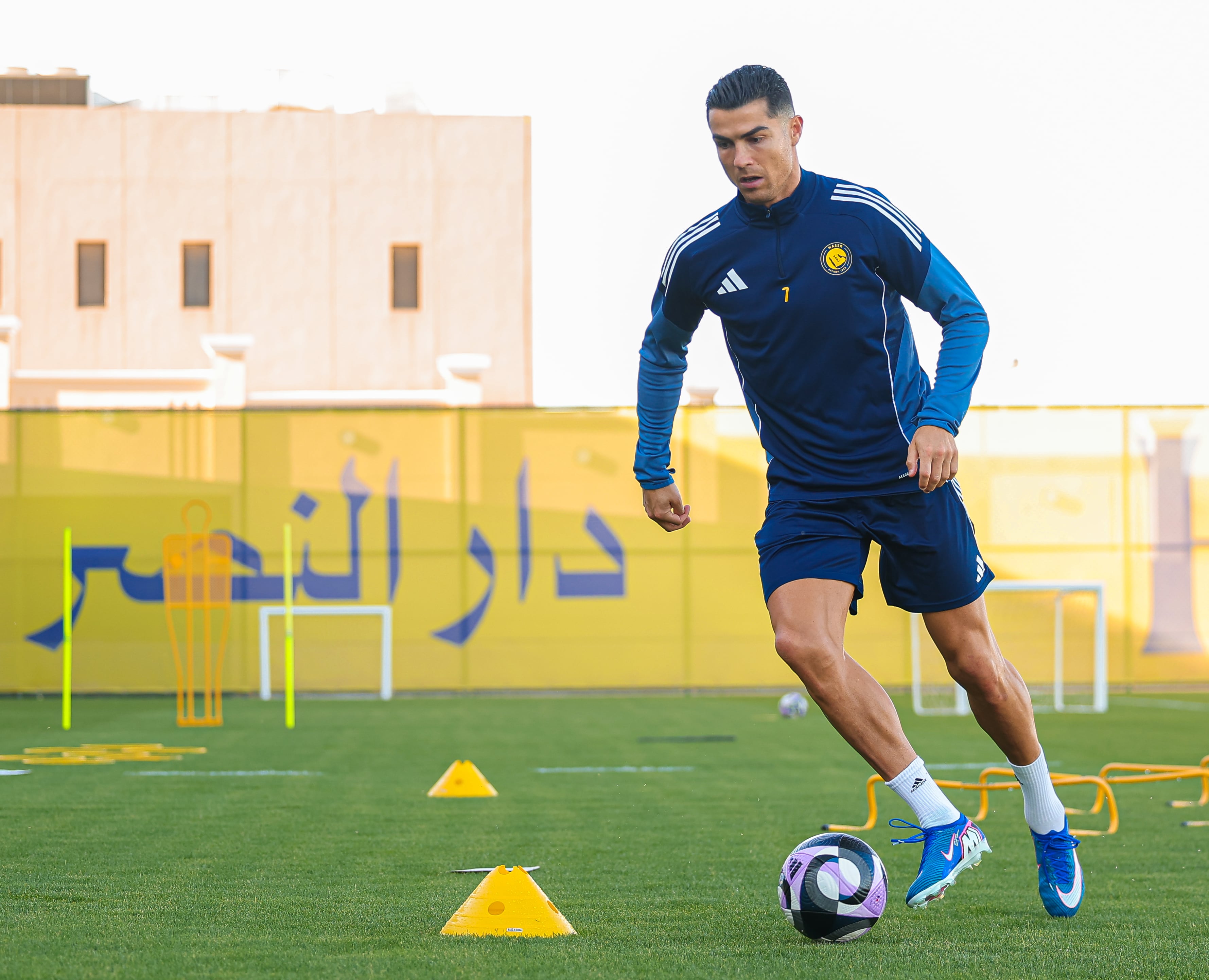 El delantero portugués está de vuelta en los entrenamientos con el Al-Nassr