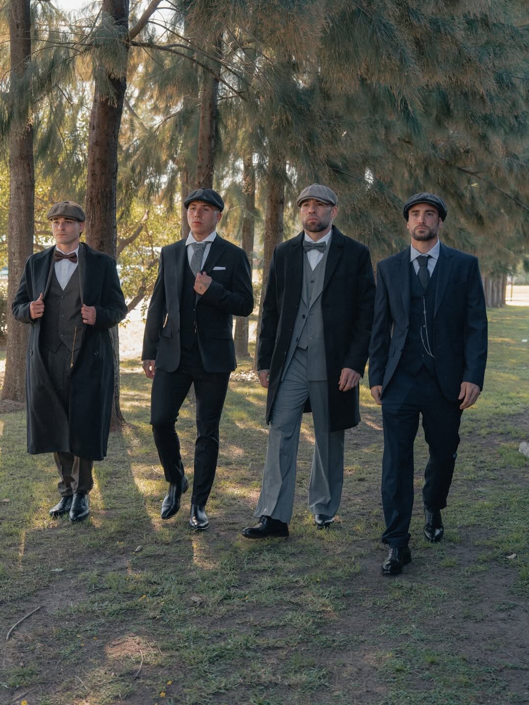 Los looks de la selección argentina versión Peaky Blinders (@Chenetflix)