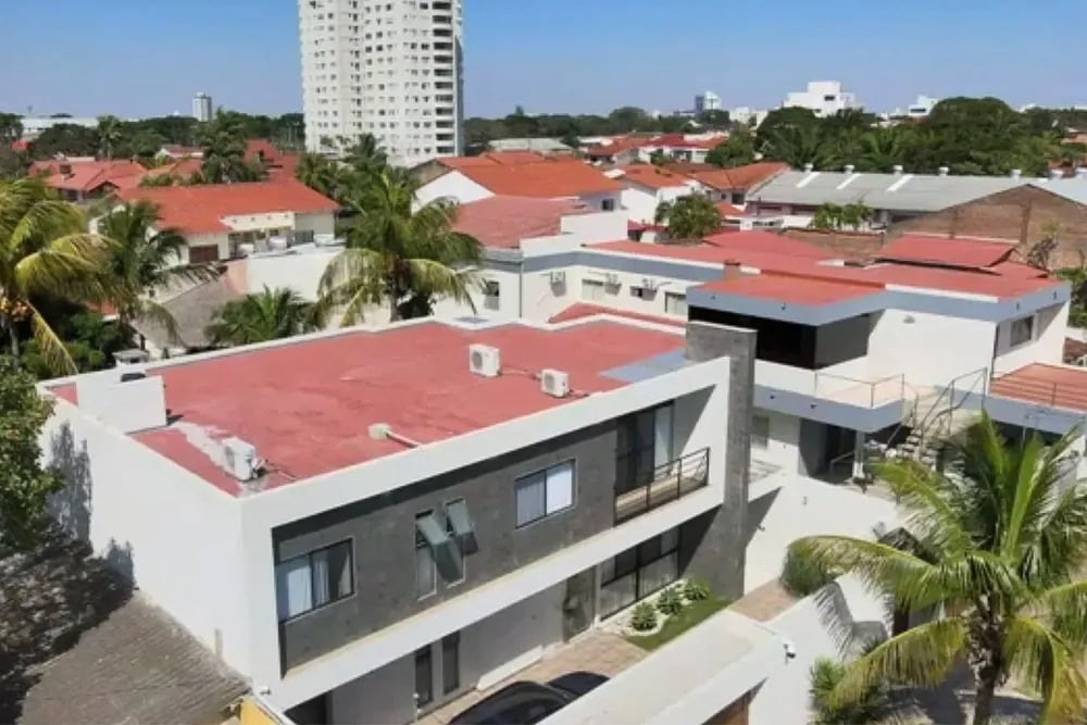 Vivienda en la que fue capturado el narcotraficante uruguayo