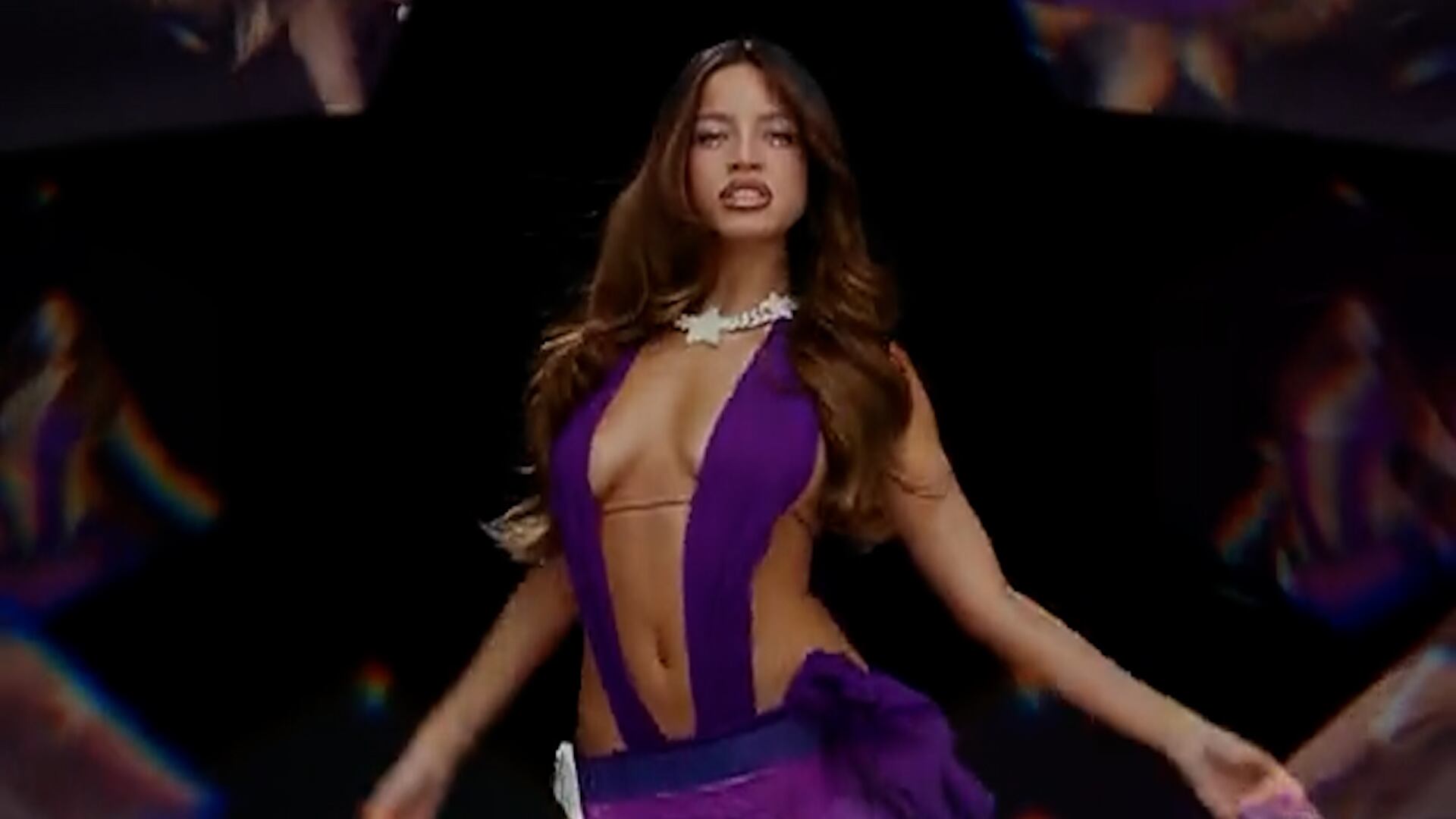 Emilia Mernes en el video de Exclusive.mp3