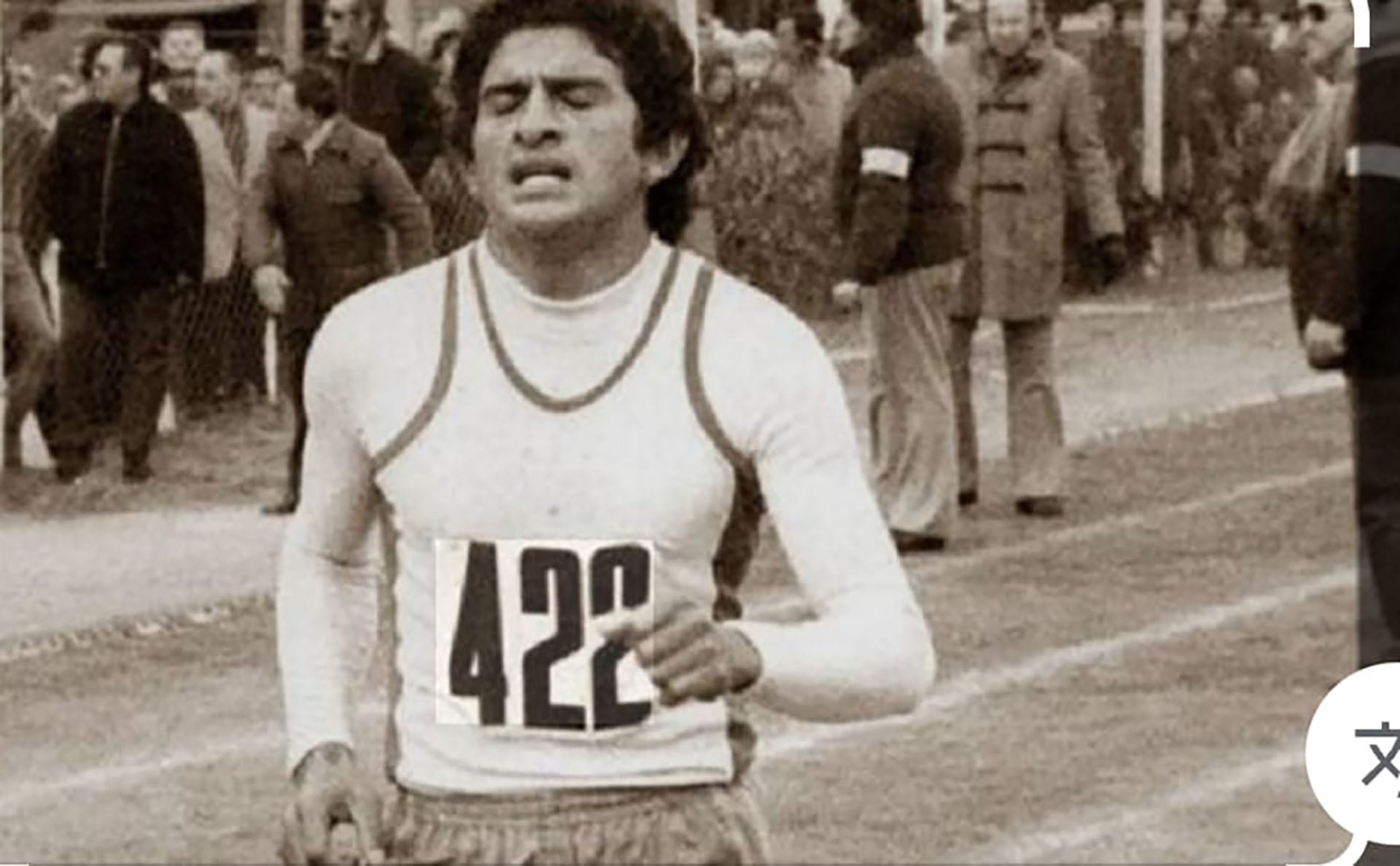 El fondista Miguel Sánchez. En su homenaje se realiza cada año 