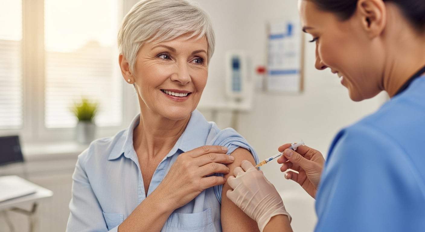 Recomiendan aplicar vacunas contra gripe, neumonía y herpes zóster en mayores de 65 años para prevenir infartos, ACV y deterioro cognitivo. (Imagen Ilustrativa Infobae)