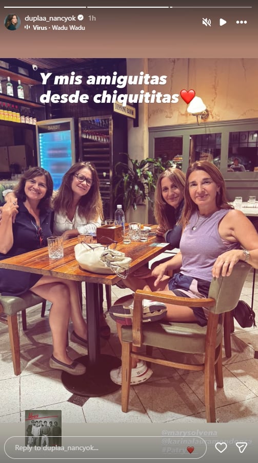 A su vez, la actriz destacó la presencia de sus amigas en su vida