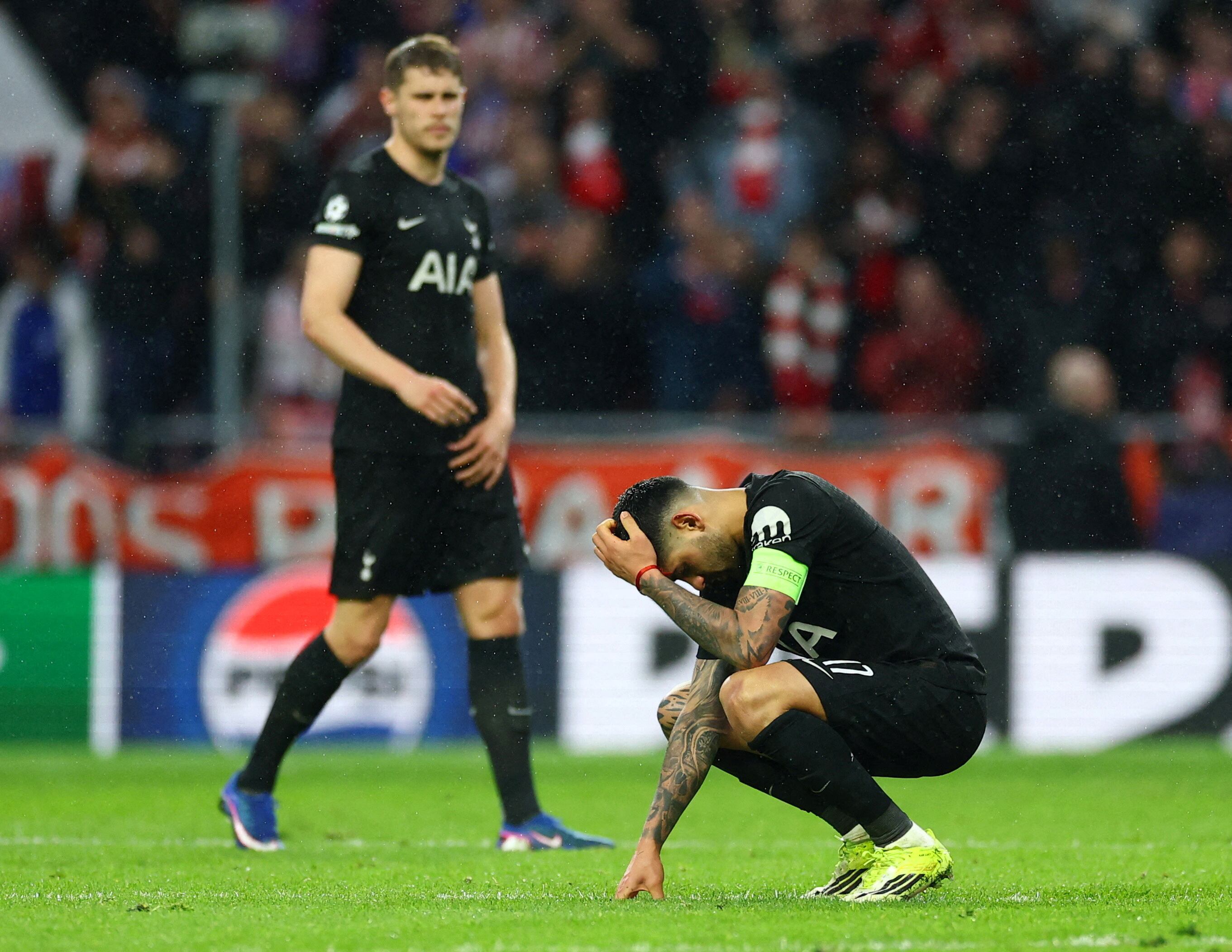 En medio de un presente desolador, Cuti Romero no podrá jugar contra el Liverpool (Reuters/Matthew Childs)