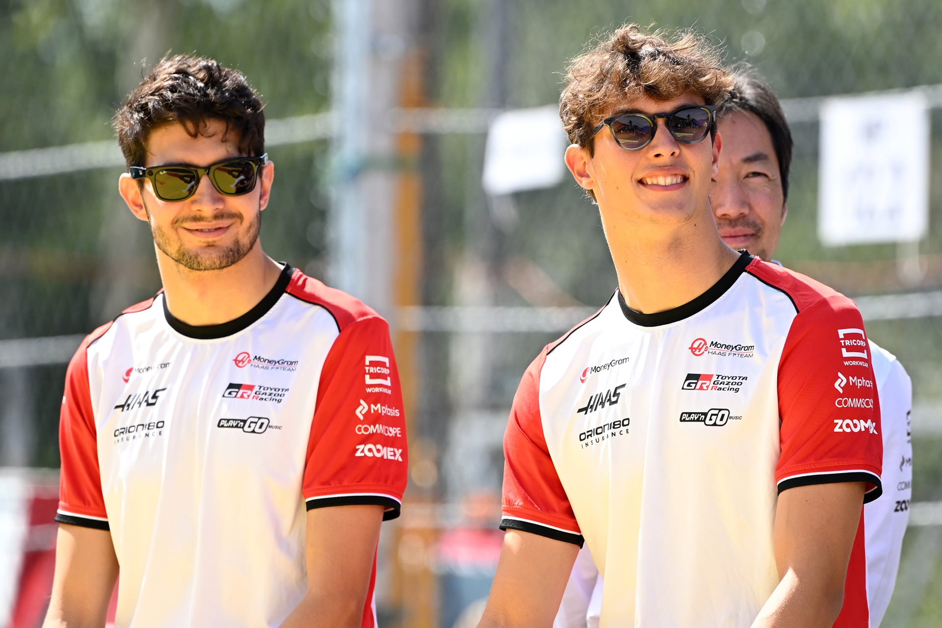 Ollie reconoció el desempeño de su compañero Ocon que logró sumar puntos (Prensa Haas F1 Team)