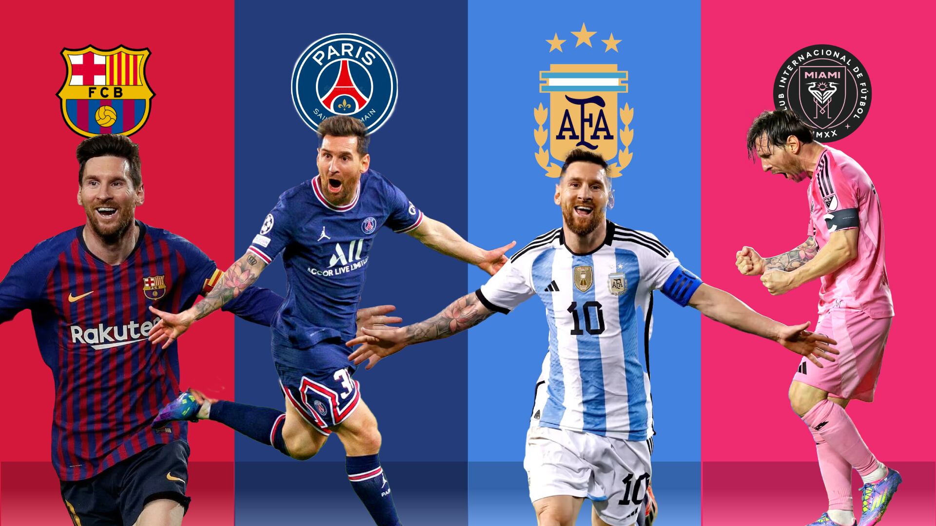 Los 900 goles de Lionel Messi (Infobae)