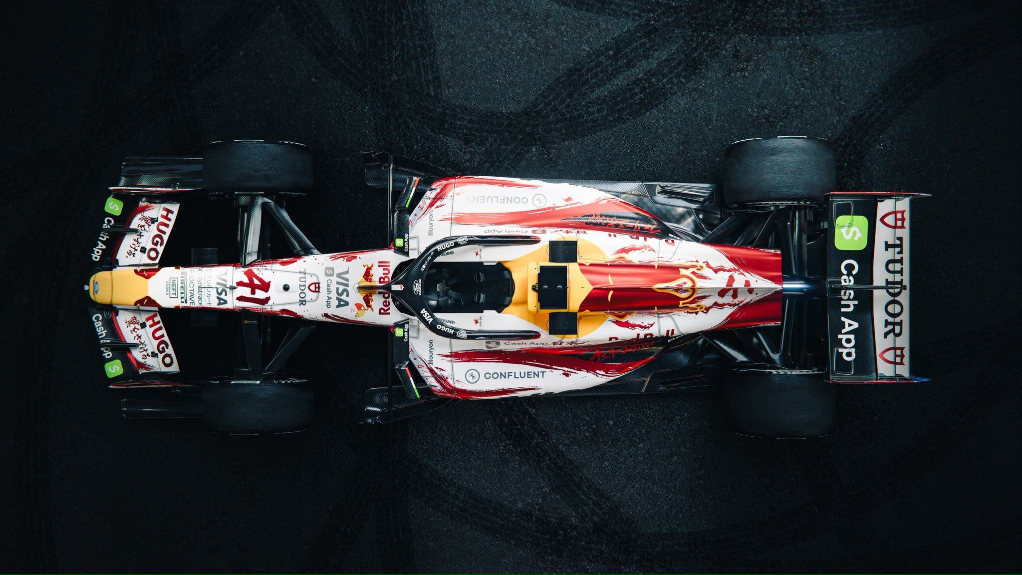 El novedoso diseño de Racing Bulls de su coche para el Gran Premio de Japón (@visacashapprb)
