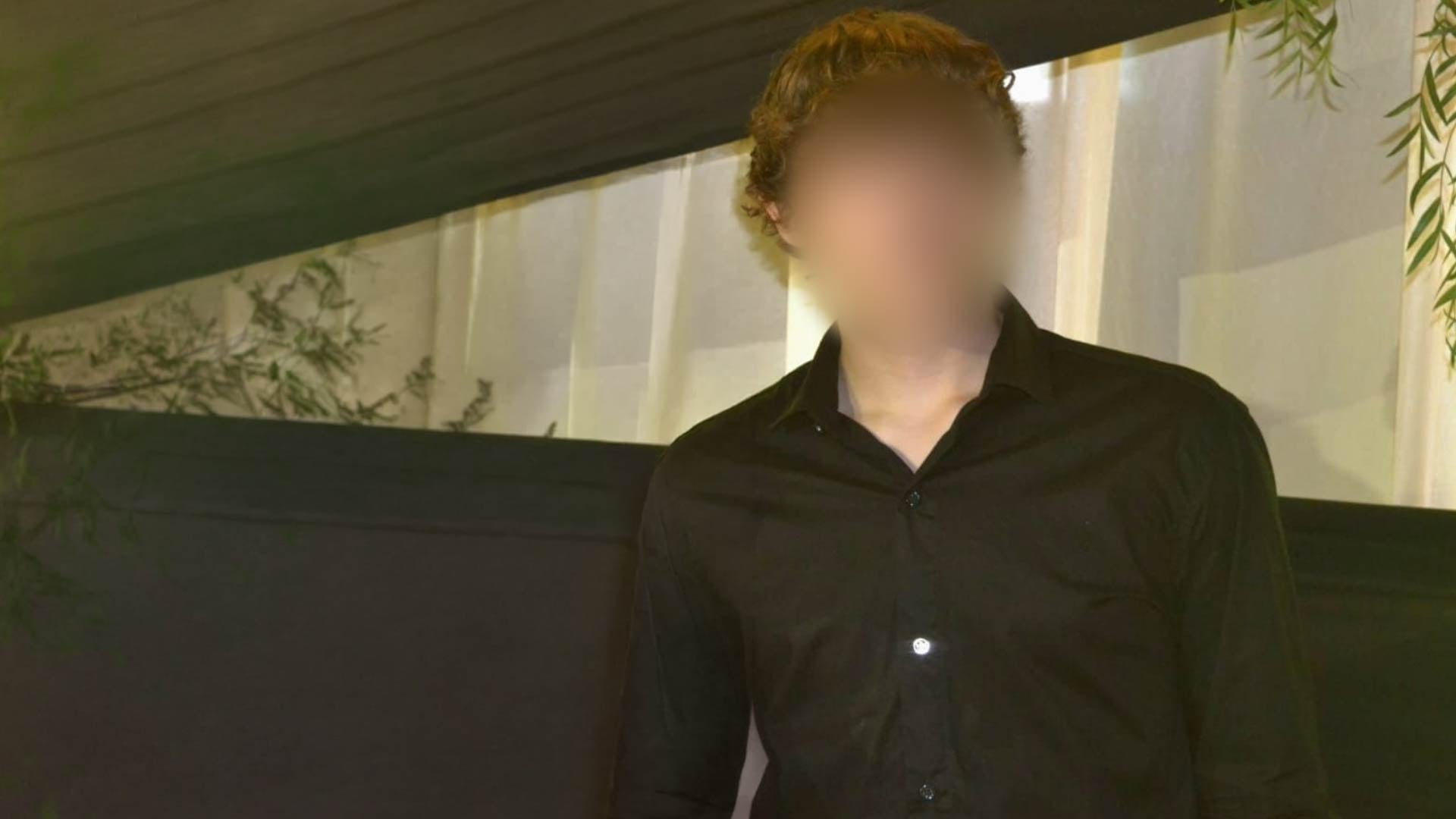 C.G., identificado como el tirador de San Cristóbal, aparece en esta imagen, con su rostro pixelado para proteger su identidad.