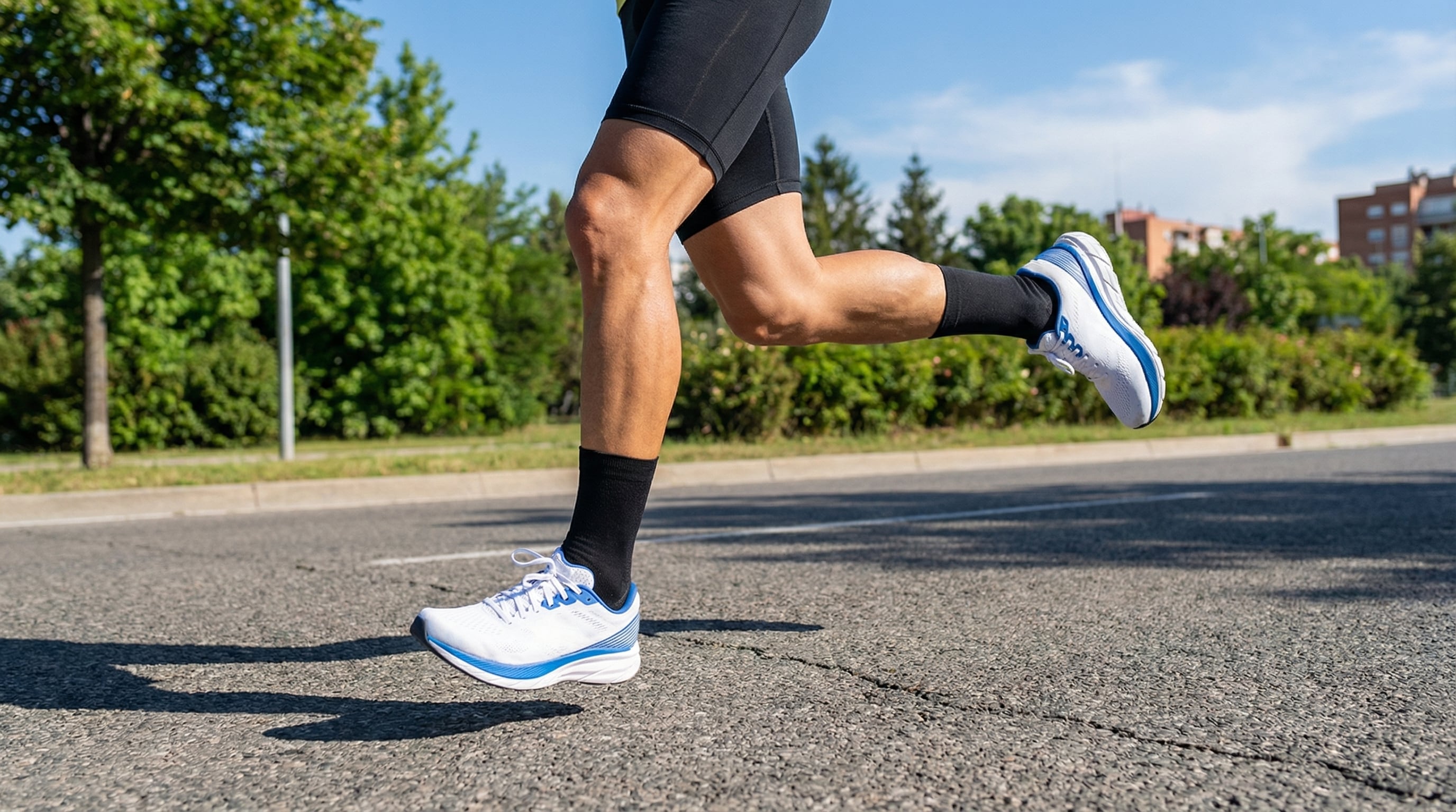 El estudio biomecánico muestra que las zapatillas de grandes plataformas incrementan el tiempo de contacto y modifican la mecánica del corredor, lo que repercute negativamente en el control y la eficiencia de cada paso (Imagen Ilustrativa Infobae)