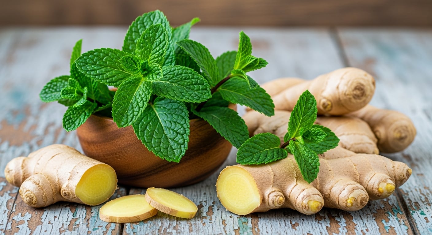 El jengibre es un remedio natural eficaz para aliviar las náuseas y los vómitos gracias a sus compuestos activos gingeroles (Imagen Ilustrativa Infobae)