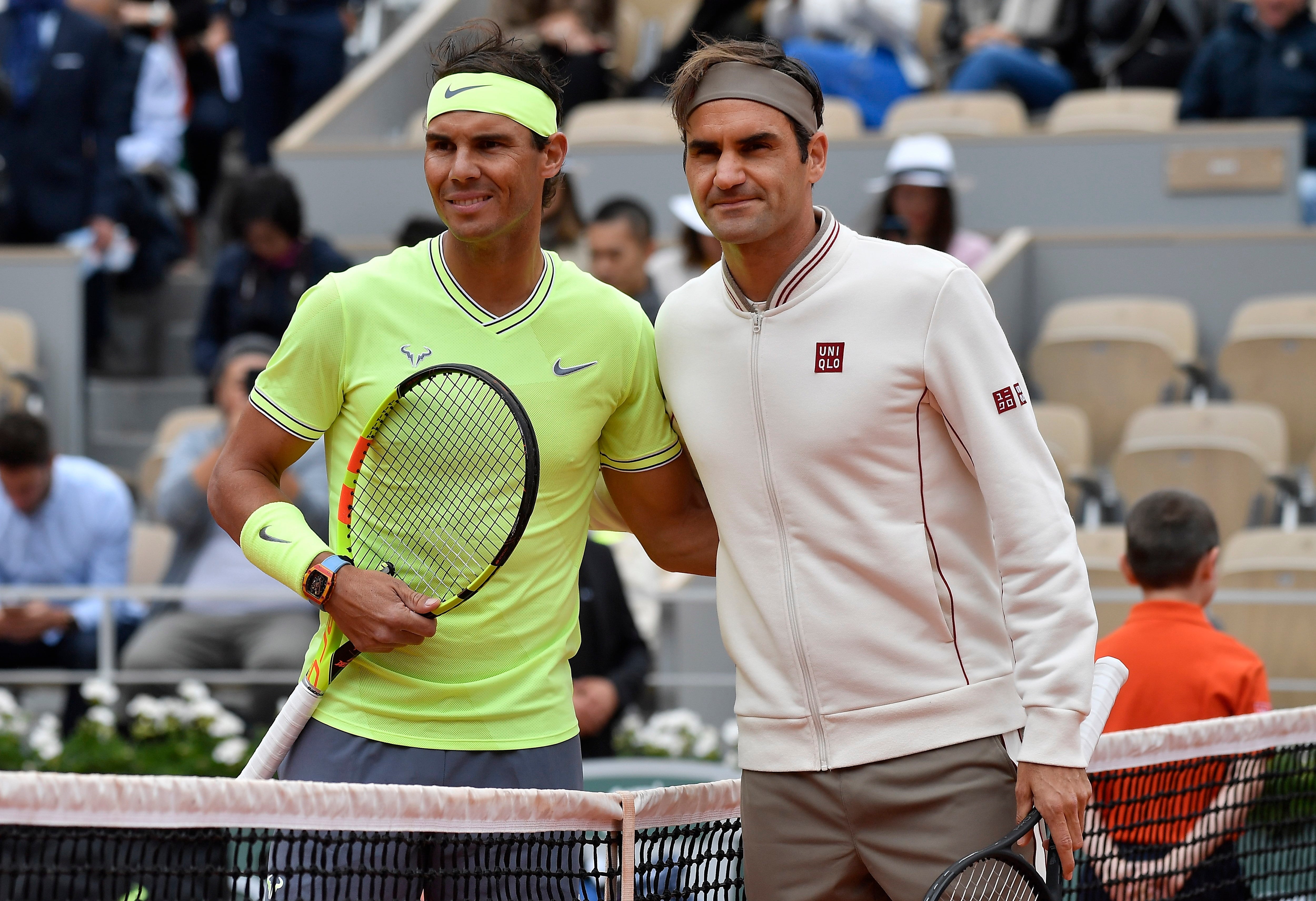 Roger Federer le ganó dos finales a Rafael Nadal en Miami: en 2005 y 2017 (Fuente: EFE) 