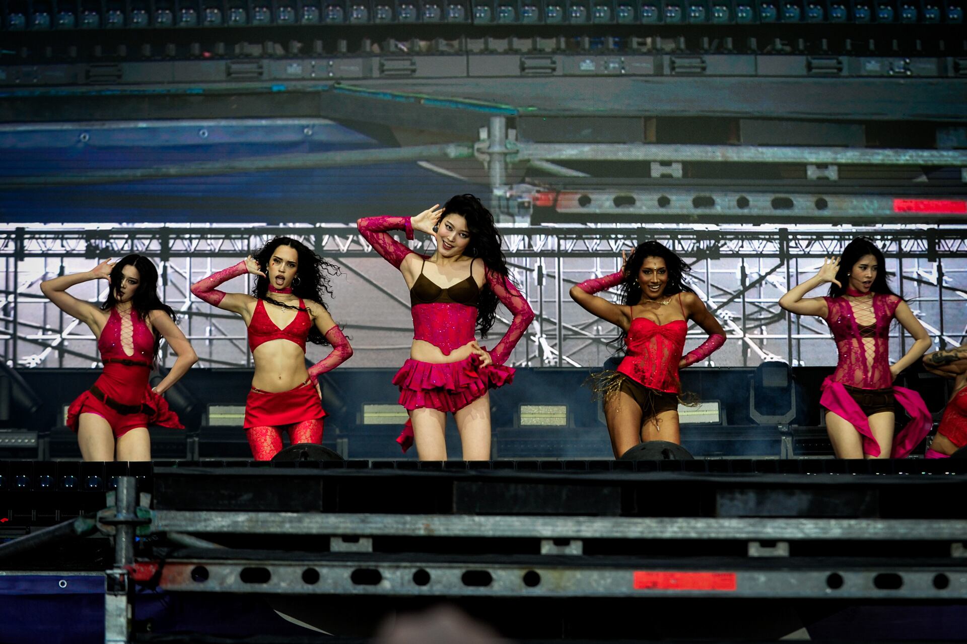 Katseye se presentó por primera vez en el país con Lollapalooza Argentina 2026 (Gustavo Gavotti)