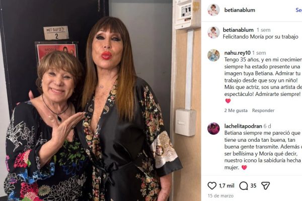 Moria Casán se despachó con todo contra Betiana Blum: “Andá a otro lado, mi amor”